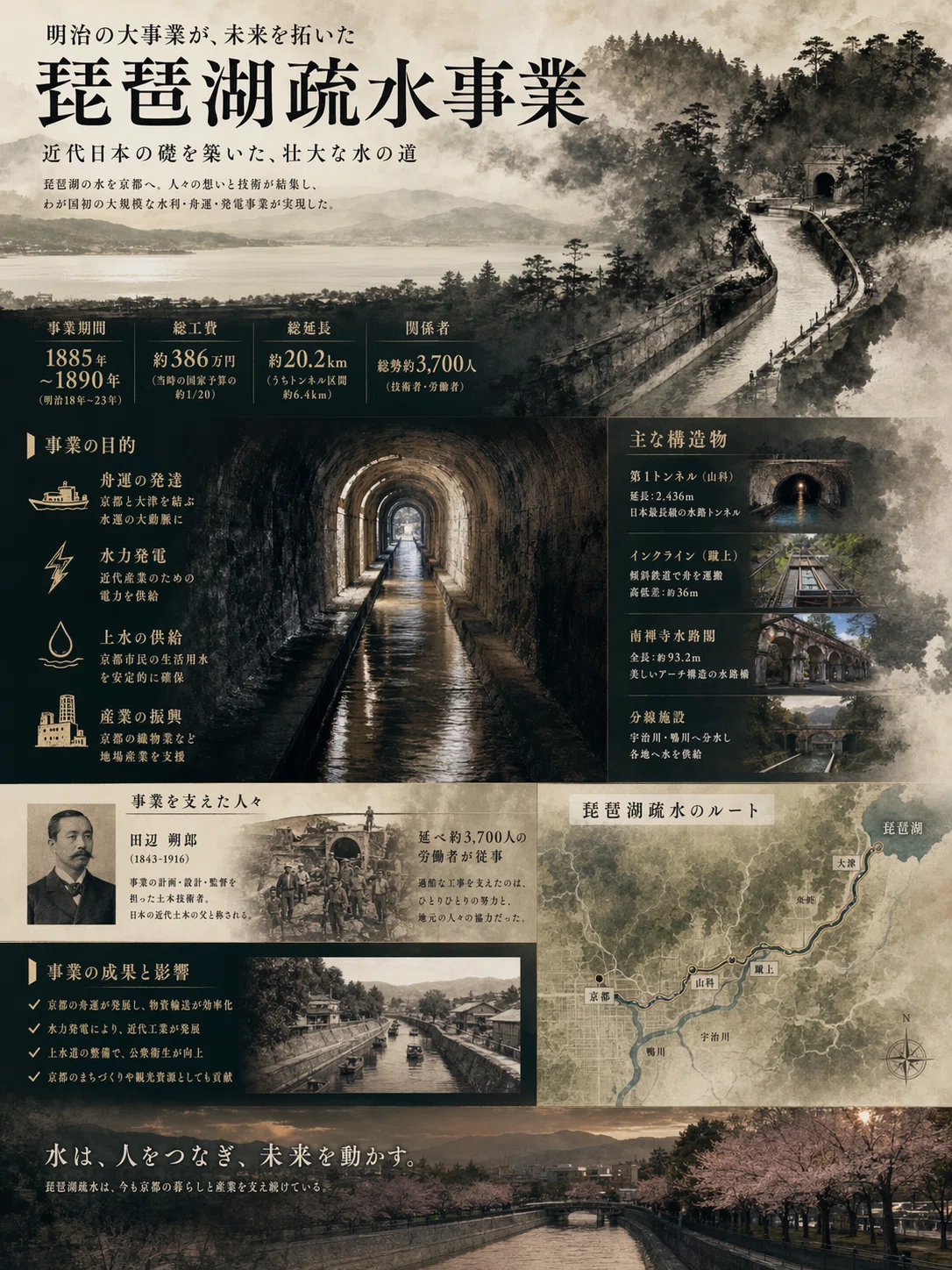 京都を救った若き天才 - 田邉朔郎｜Ferica