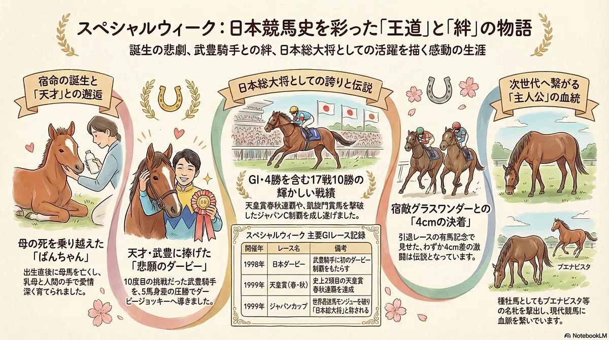 スペシャルウィーク - 天才・武豊をダービージョッキーへ｜ハサミおじさん