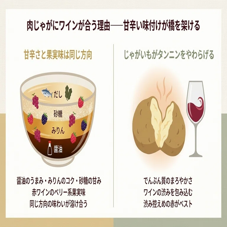 肉じゃがに合うワインは？牛・豚別の選び方とおすすめ銘柄4選｜Tasterr 