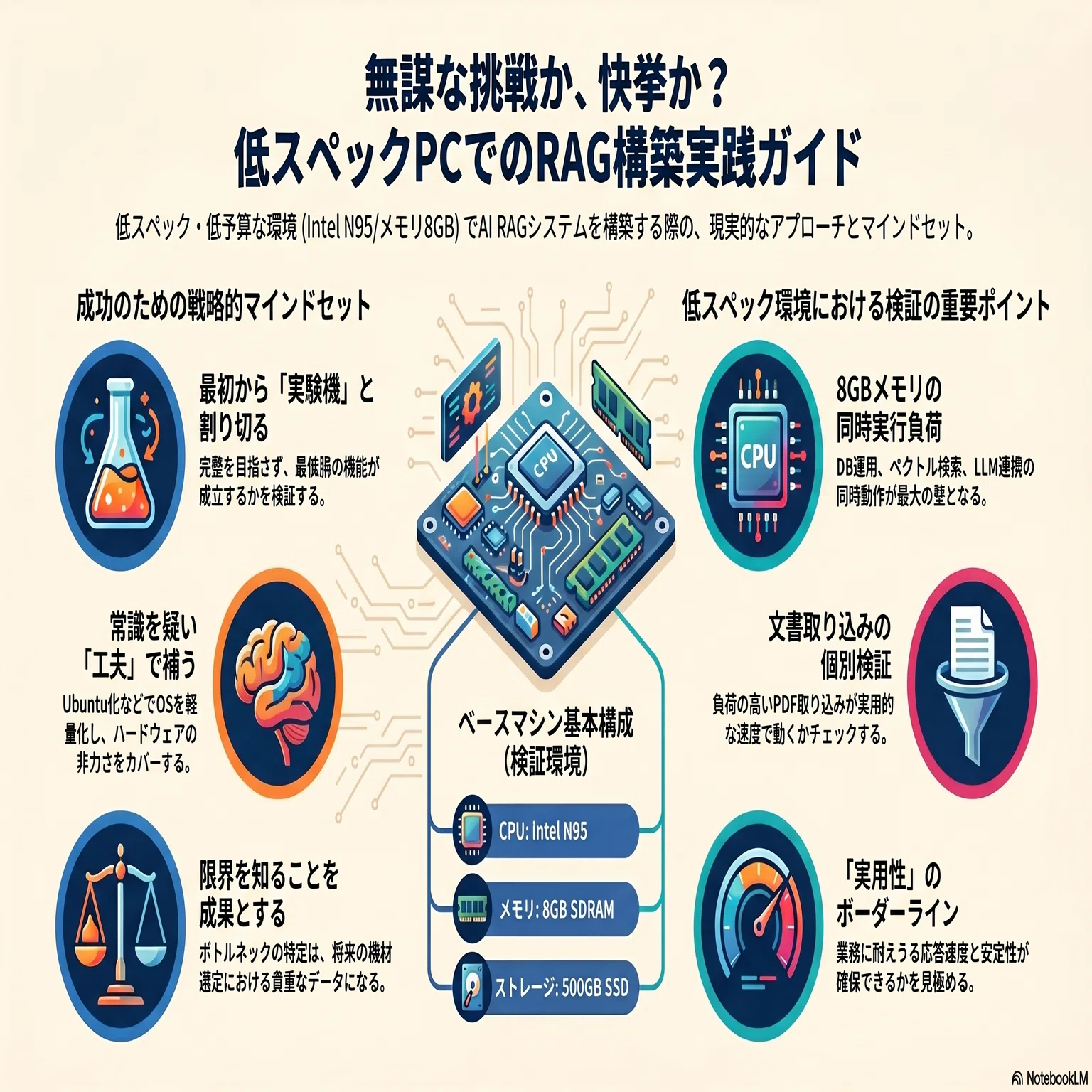 低スペックPCでAIは動くのか？Intel N95・メモリ8GBで挑む「社内RAG