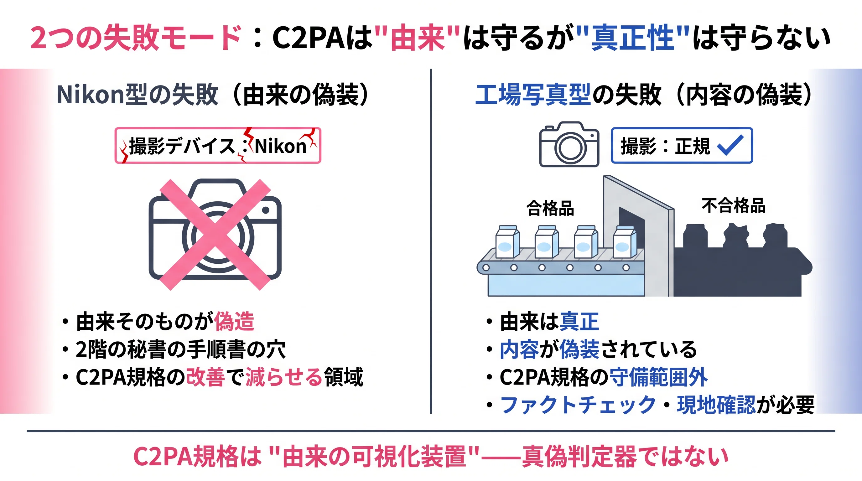 第3回 / 全12回】「署名があれば安心」は本当か — C2PA規格の信頼
