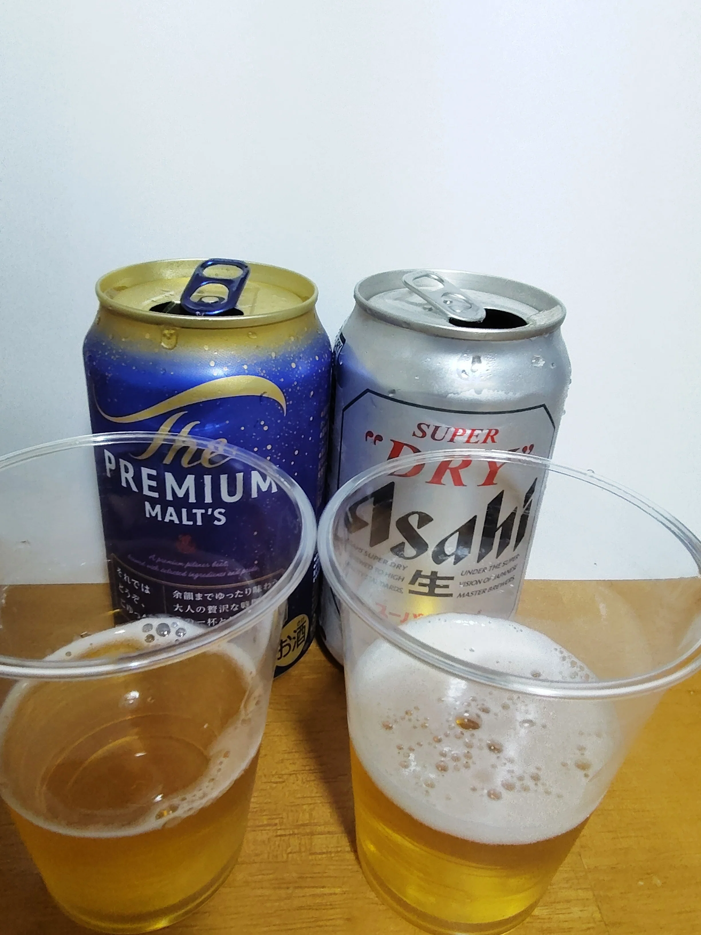 ザ・プレミアム・モルツ アサヒスーパードライを飲み比べ 2回目／大手