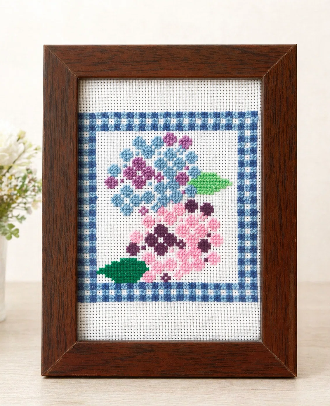 Cross Stitch Pattern [Hydrangea] (Free PDF)｜u-ko