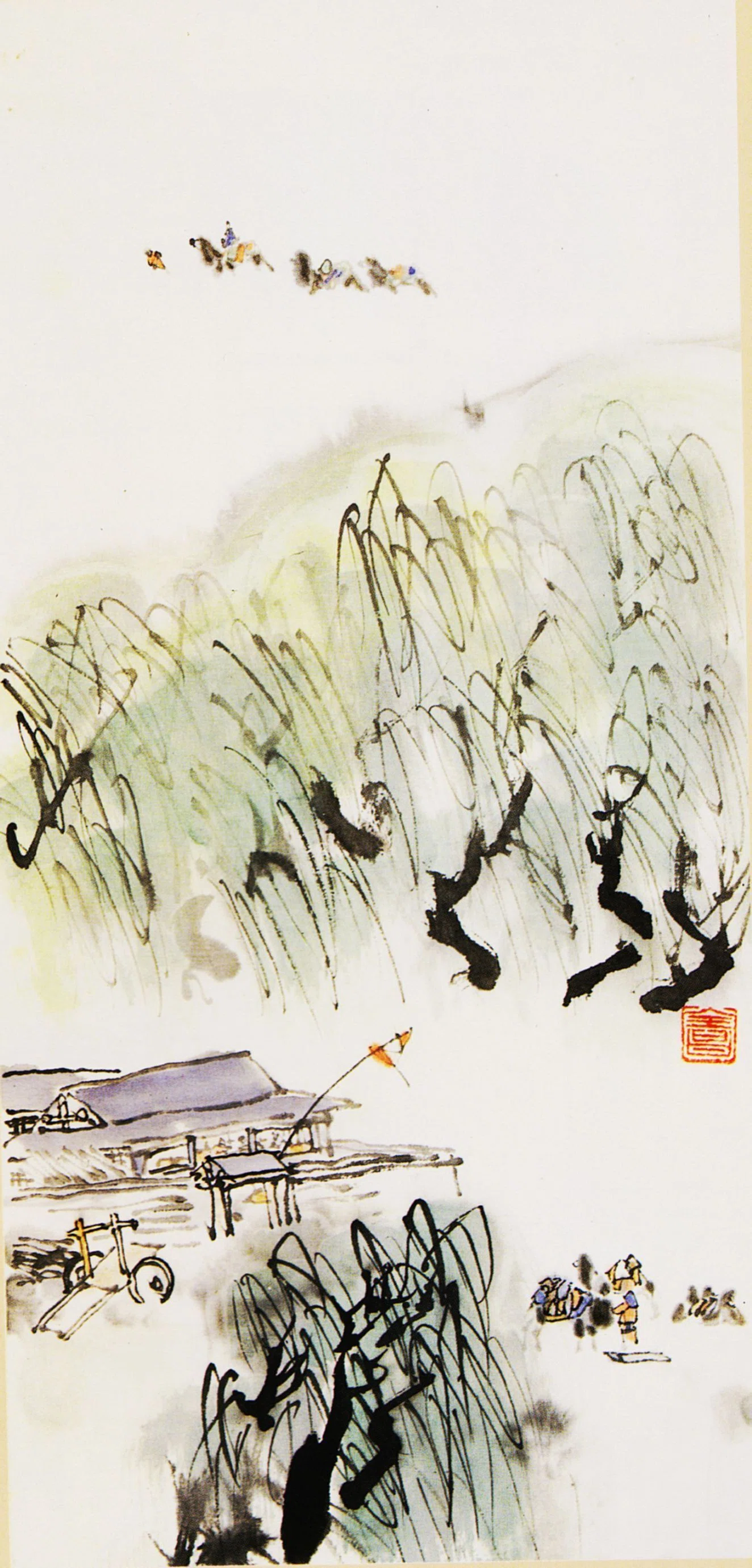 送元二使安西」(別名：渭城曲)～ 王維｜厂碧山