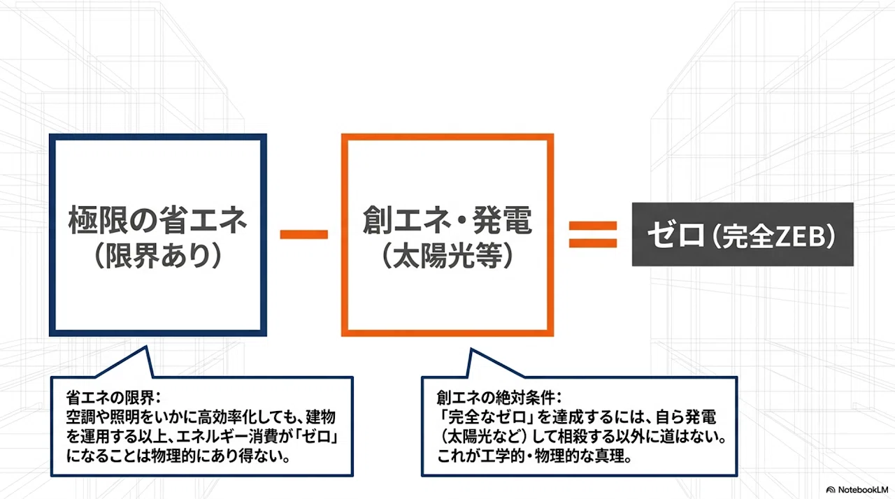 ZEB 2050年への生存戦略：物理的限界の解明と実務的最適解の技術解説