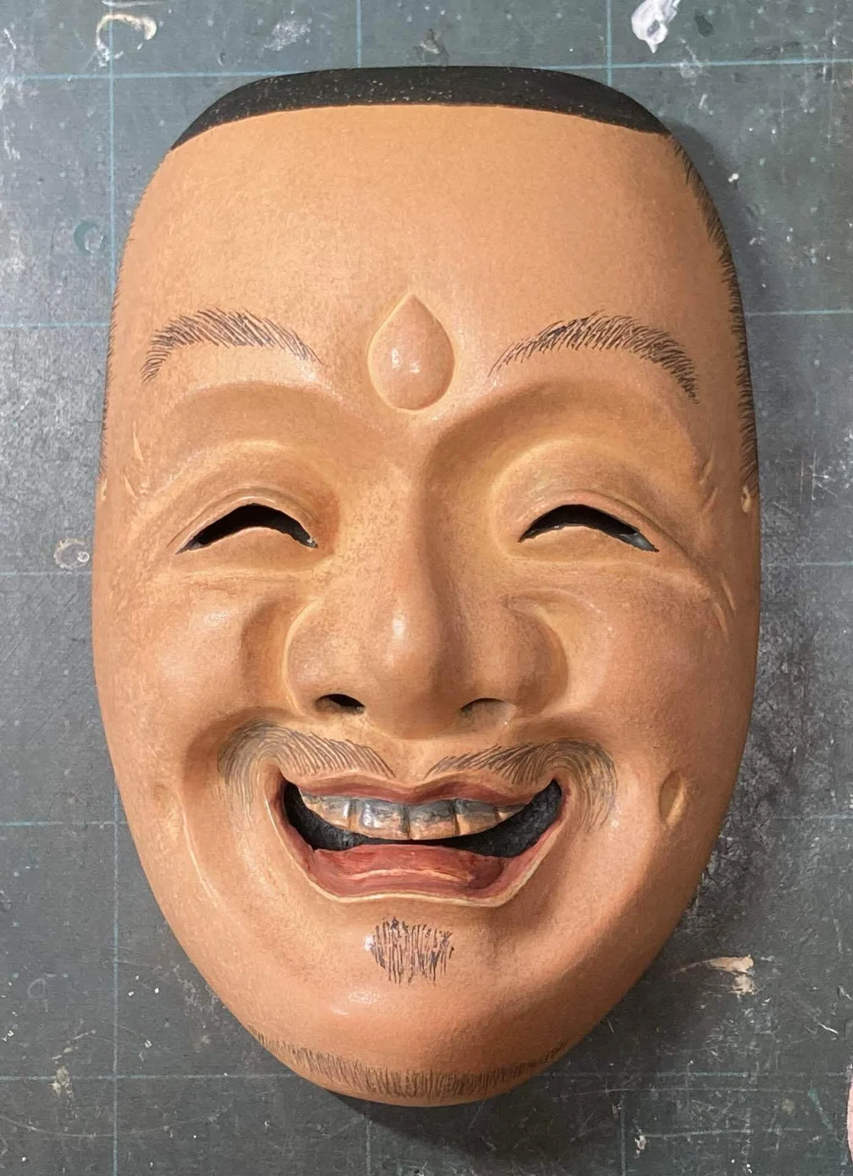 狂言面作品展に間に合うてござる|けんすけ福のかみ