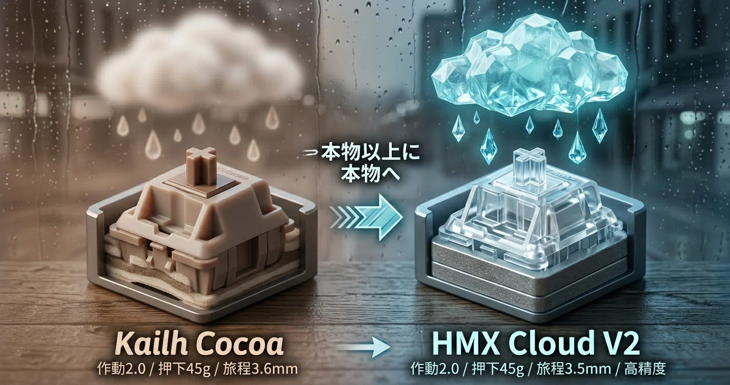 キーボードの打鍵音に🌧️雨音が欲しいと思ったら？ Rainy 75以上の