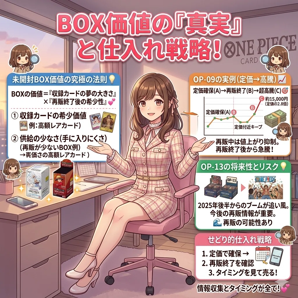 未開封BOXの値段が上がる理由、知ってますか？周年記念弾3つのデータ