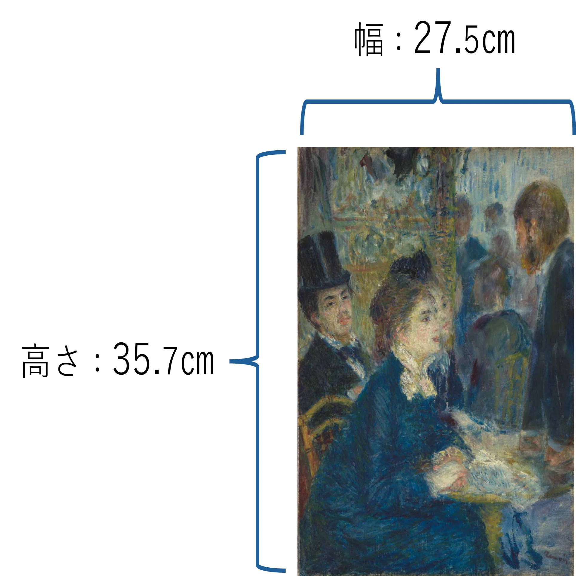 大ゴッホ展」出品作⑦ ルノワール《カフェにて》1877年頃｜美術史