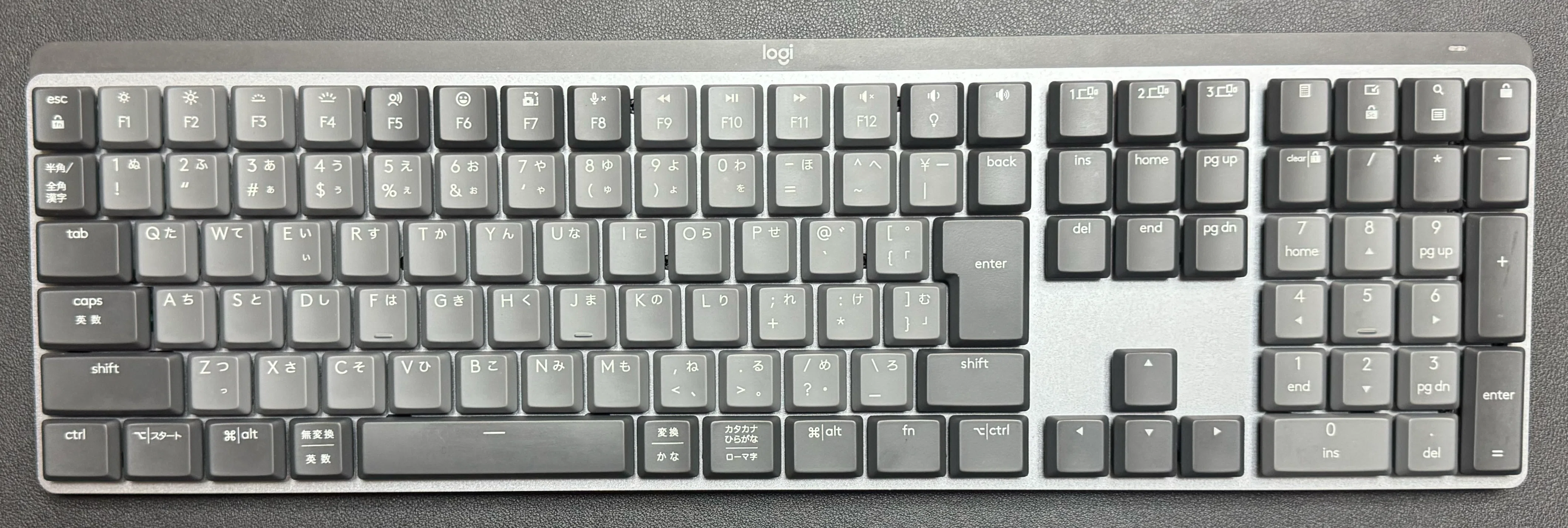 ガジェットレビュー:Logicool:KX850FC MX Mechanical クリッキー青軸 ガジェットレビュー:Logicool:KX850FC MX Mechanical クリッキー青軸
