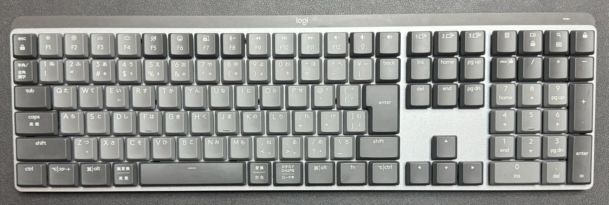ガジェットレビュー:Logicool:KX850FC MX Mechanical クリッキー青軸 ガジェットレビュー:Logicool:KX850FC MX Mechanical クリッキー青軸