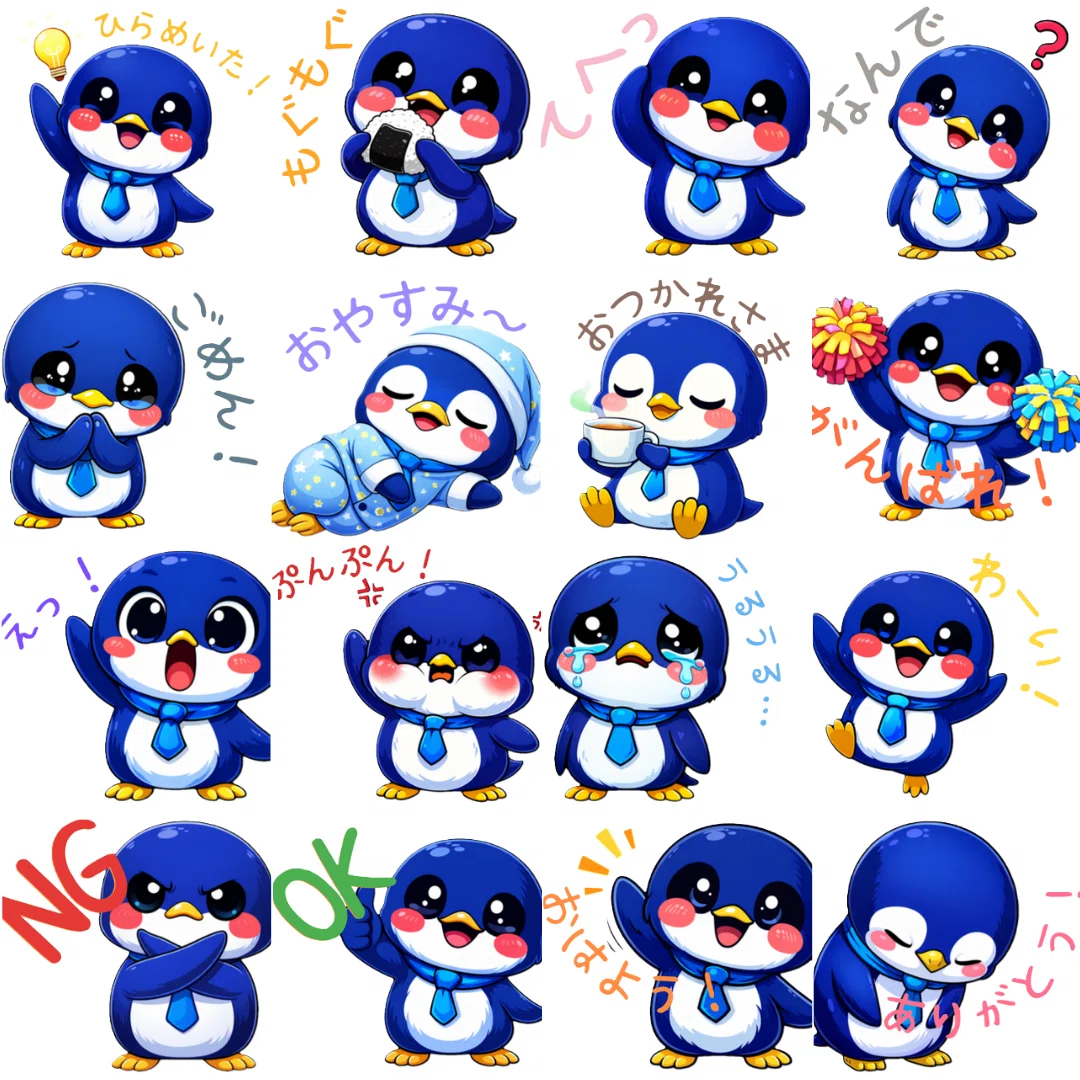 新作】お仕事もプライベートも全力！「がんばり屋のペンギンくん