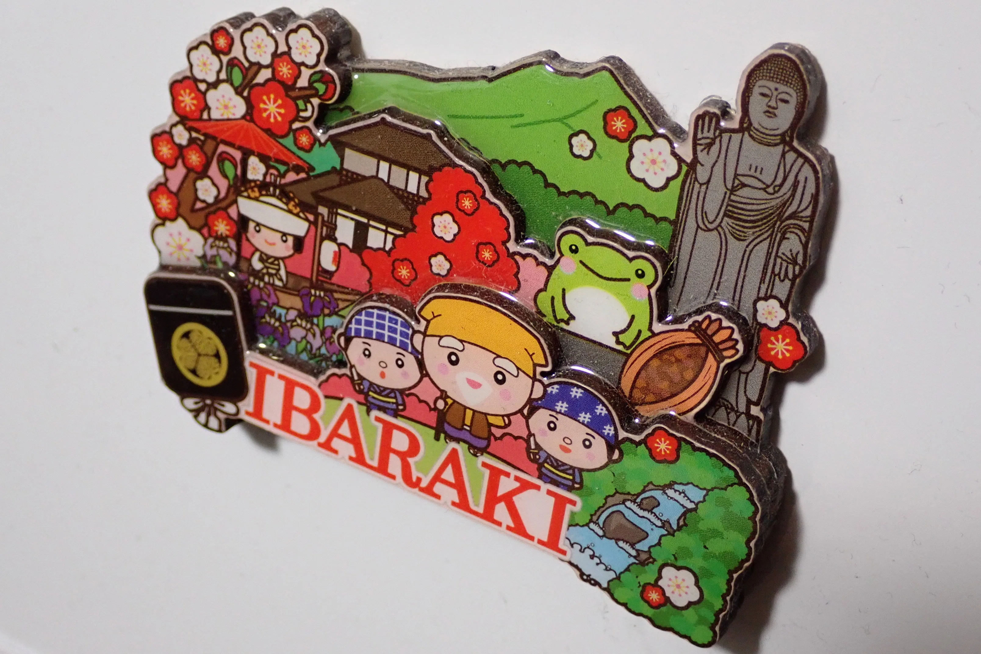 茨城 茨城県名所名物のご当地マグネット｜Wakaba Mark2
