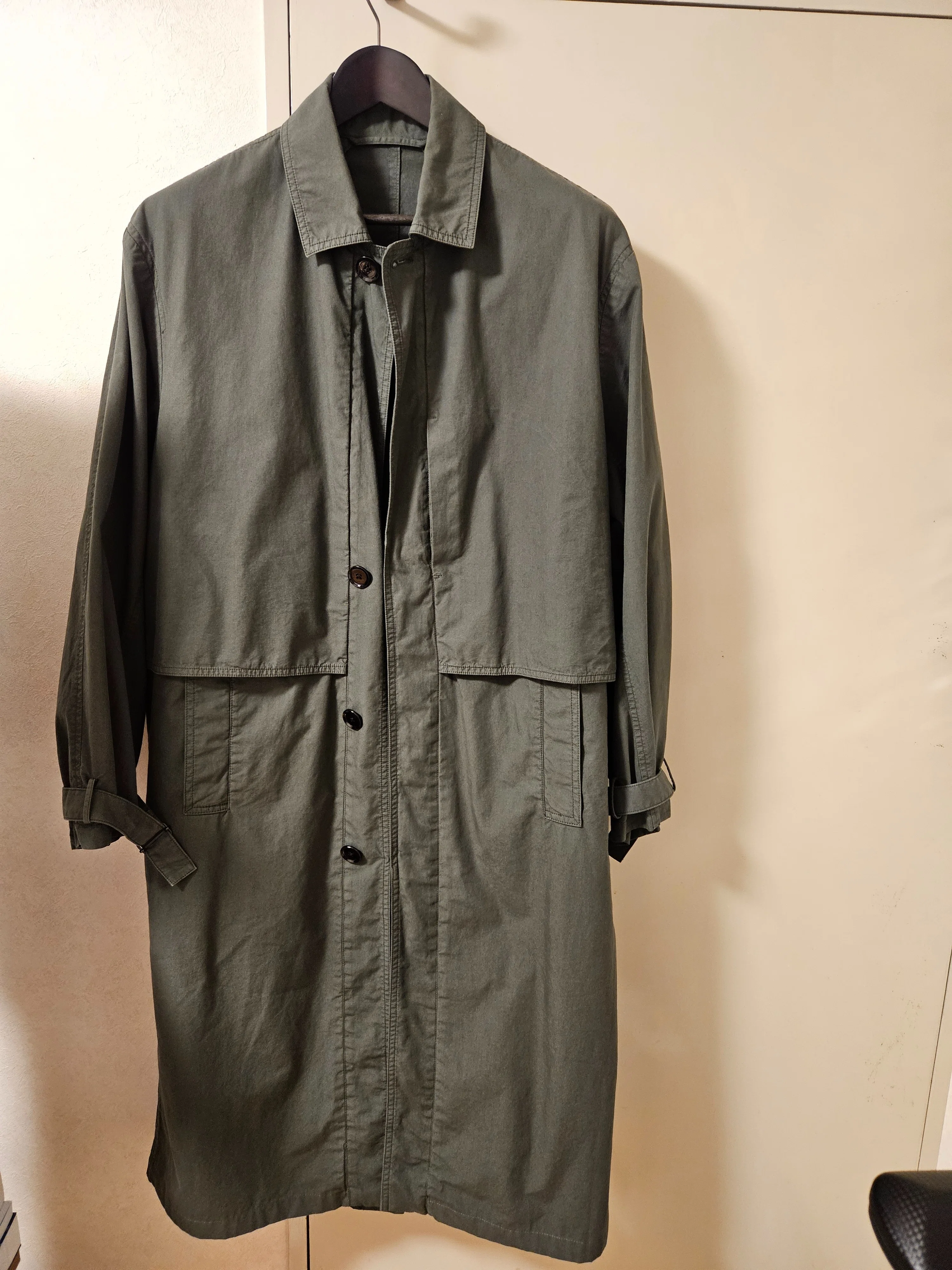 I got the best coat, the Lemaire Storm Flap Coat (21AW).｜G新井