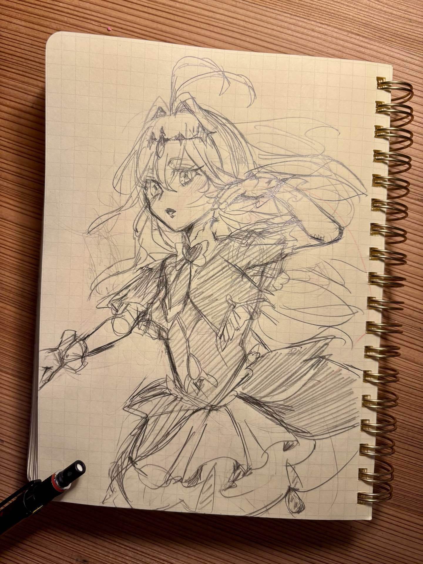 顔　スケッチ 色紙作成｜rosyemu@関コミ76T01