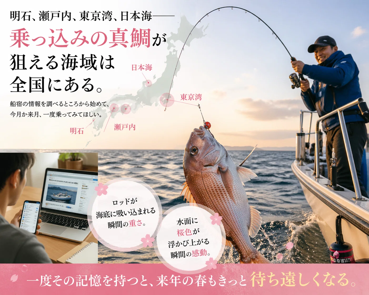 乗っ込み真鯛が、今、タイラバに夢中。｜FISHING EXTRA