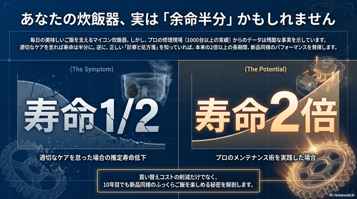 保存版】マイコン炊飯器の寿命を2倍延ばす！プロ直伝のメンテナンス術 