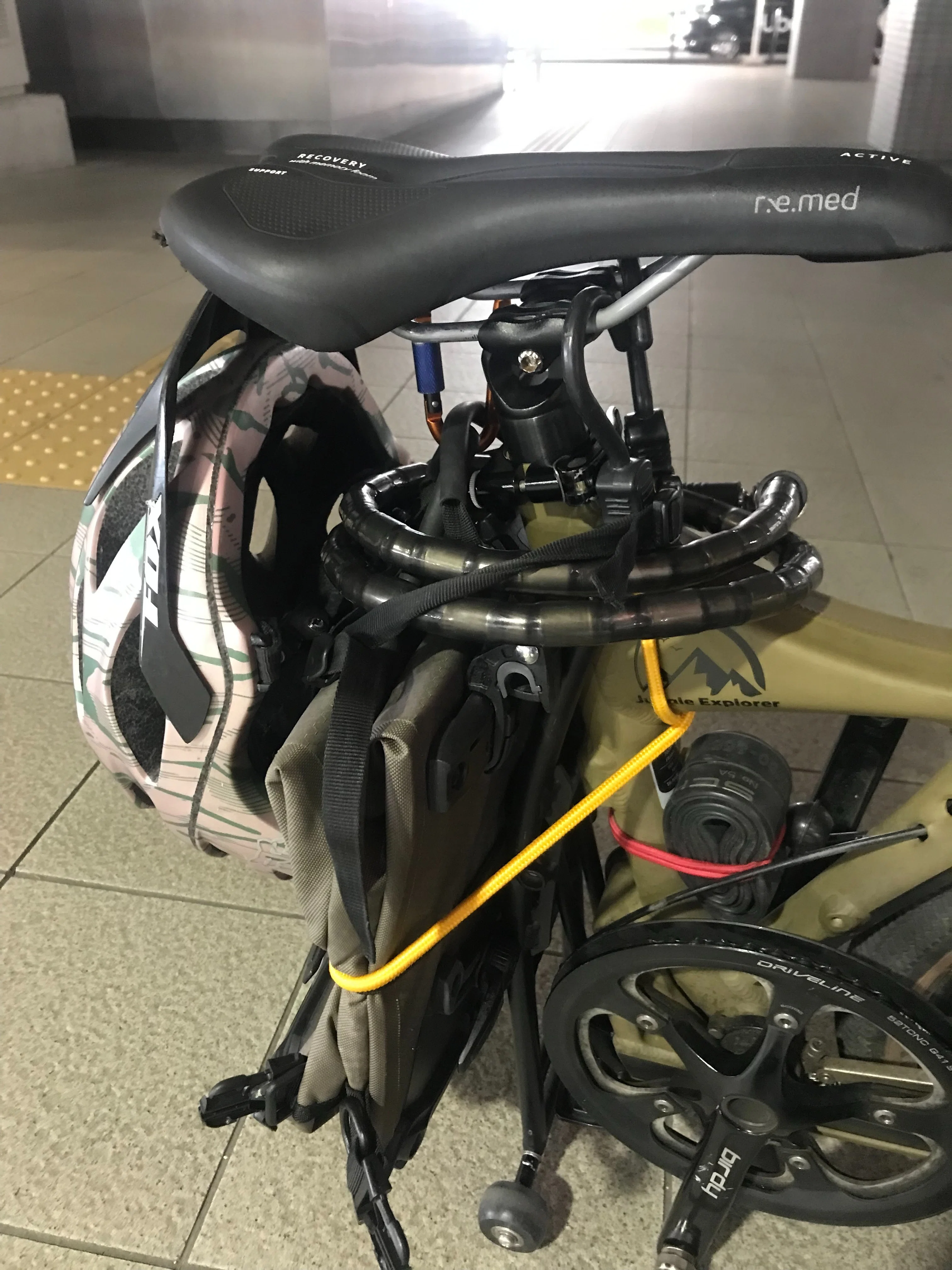 42 折りたたみ自転車で輪行ソロキャンプ/茨城県Hevi（蛇）Camp場へ｜Kazzn