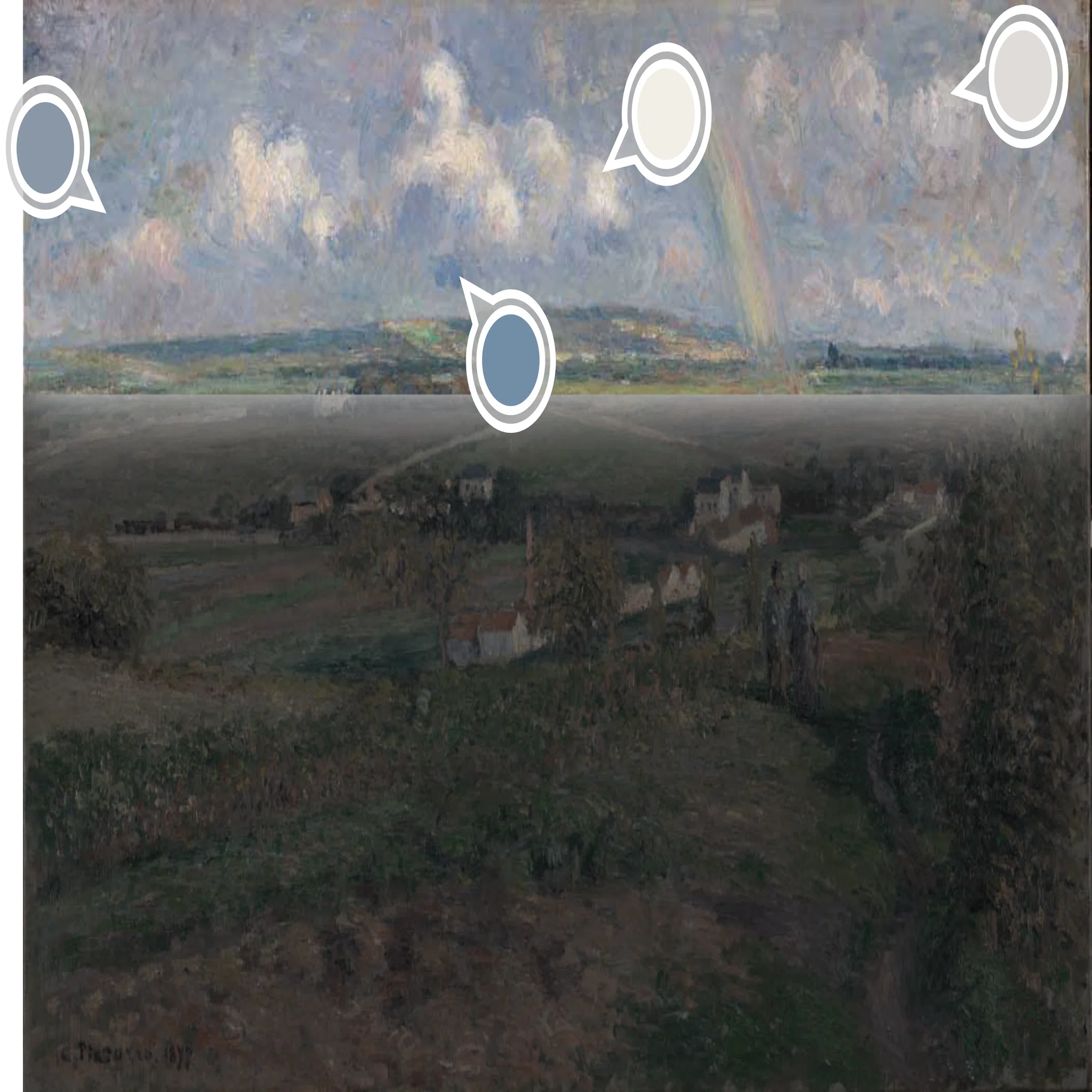 Exhibits of the 'Great Van Gogh Exhibition' (8): Camille Pissarro