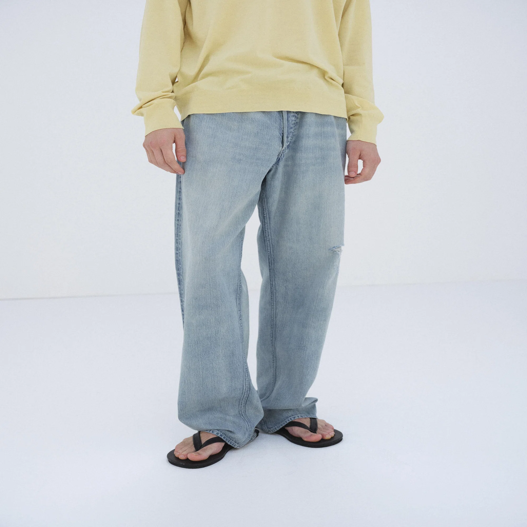 AURALEE オーラリー LIGHT DENIM WIDE PANTS 4 AURALEE（オーラリー）春夏のラストを飾る色落ちデニムリリース！今年
