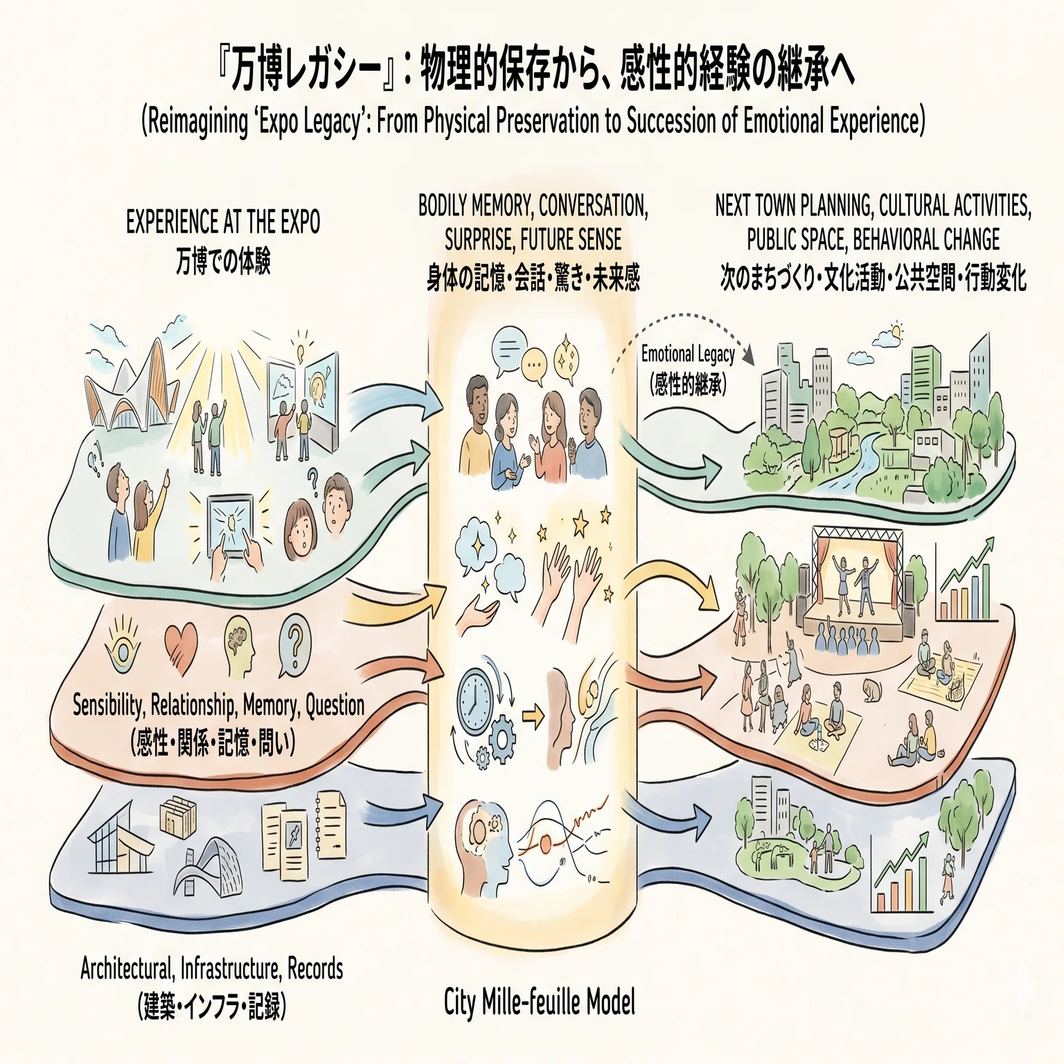 レガシーとは、何を残すことなのか。夢洲と感性都市論の話｜小島和人