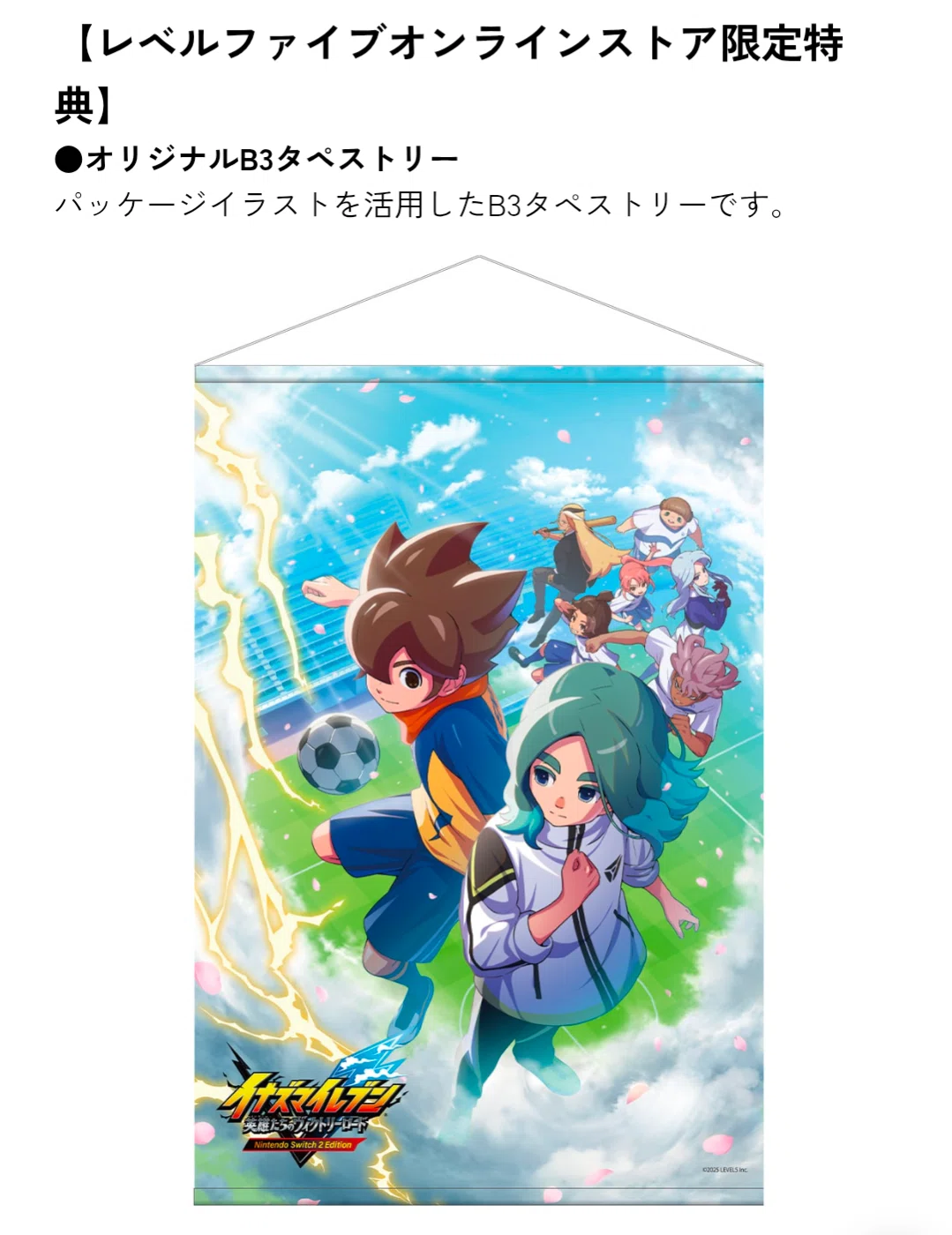 予約特典まとめ『イナズマイレブン 英雄たちのヴィクトリーロード