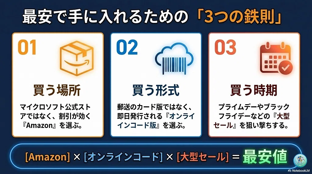 Microsoft 365を最安で買う・更新する方法！Amazonセールの狙い目