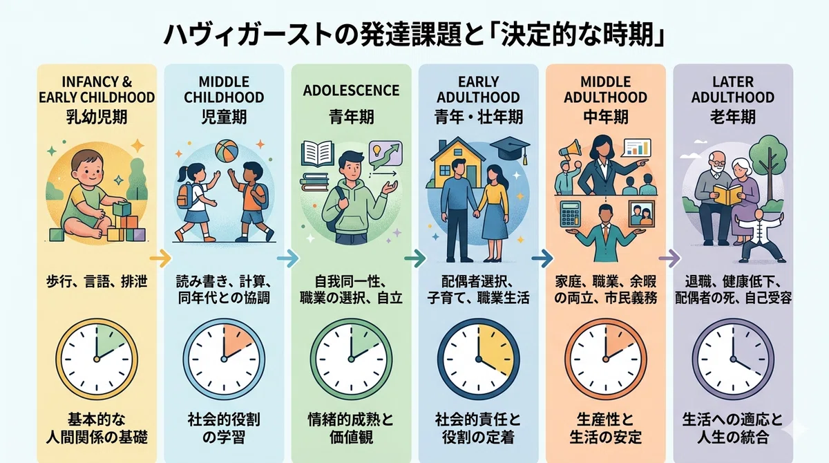 キャリコン教材020│ハヴィガーストの発達課題｜キャリコン対策｜タイパ重視のZ世代軍団がプロデュース🔥