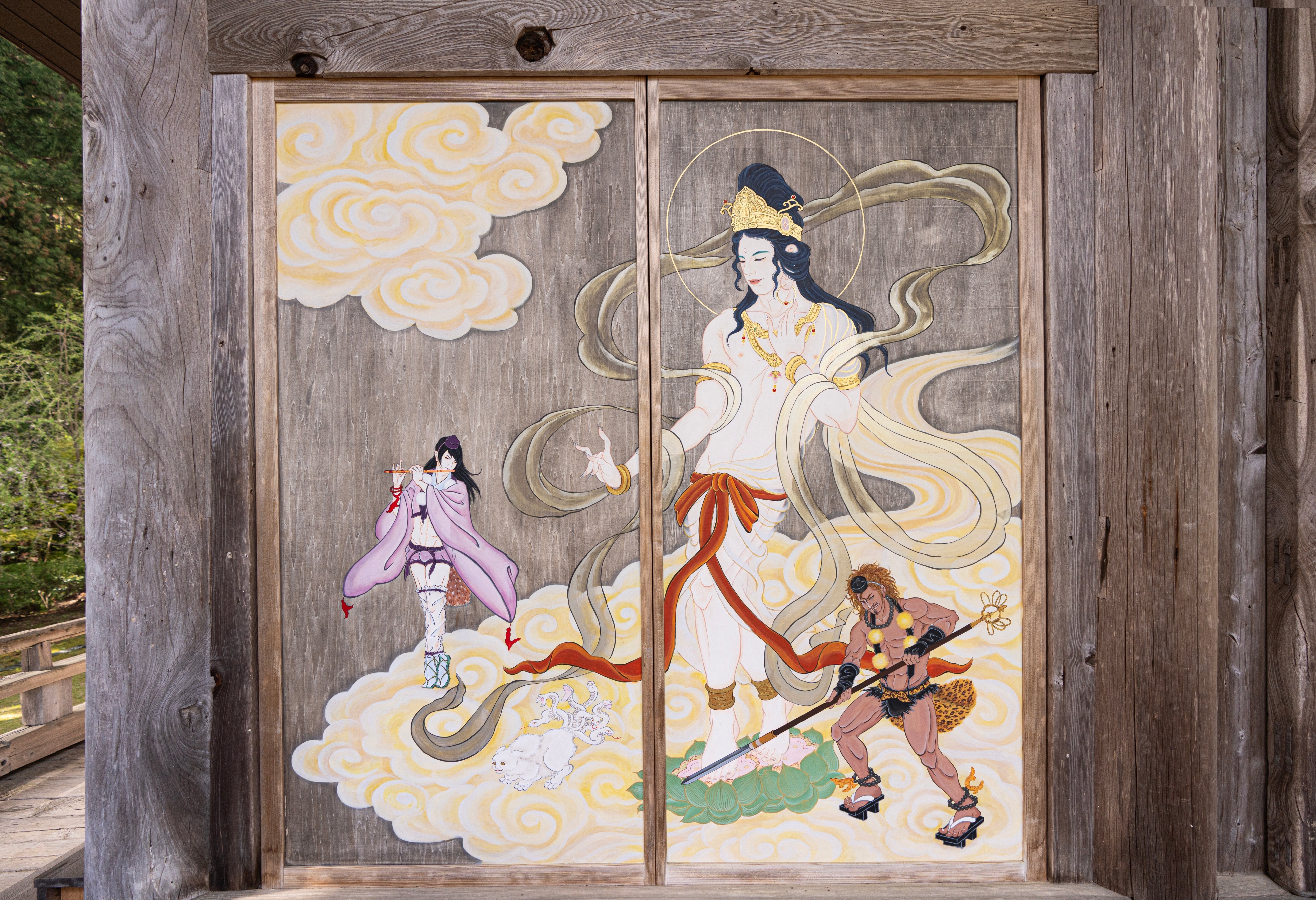 イケメン画家なるたきの絵 木村了子が描いた、国上寺「イケメン偉人空想絵巻」第2弾が特別公開