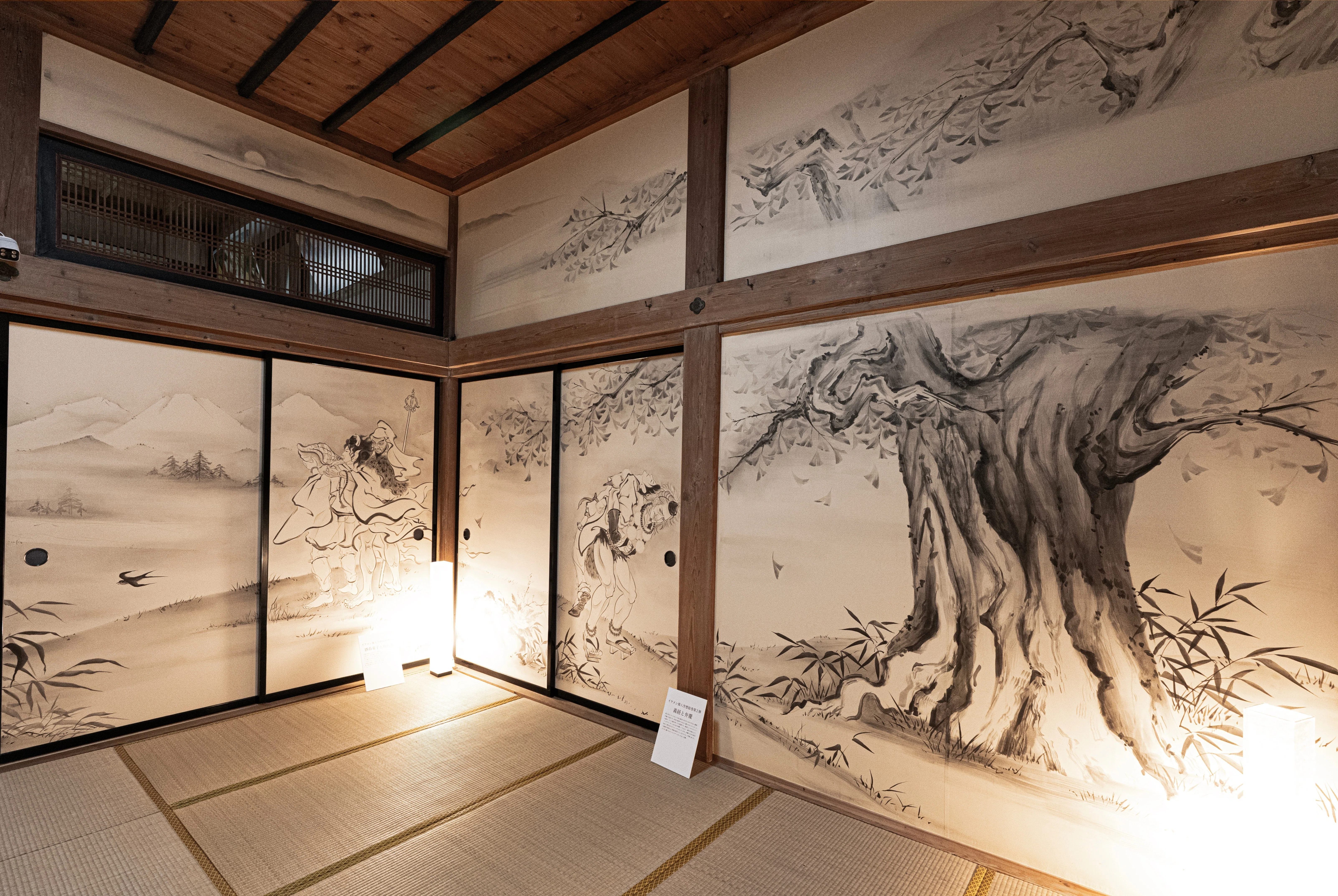 木村了子が描いた、国上寺「イケメン偉人空想絵巻」第2弾が特別公開
