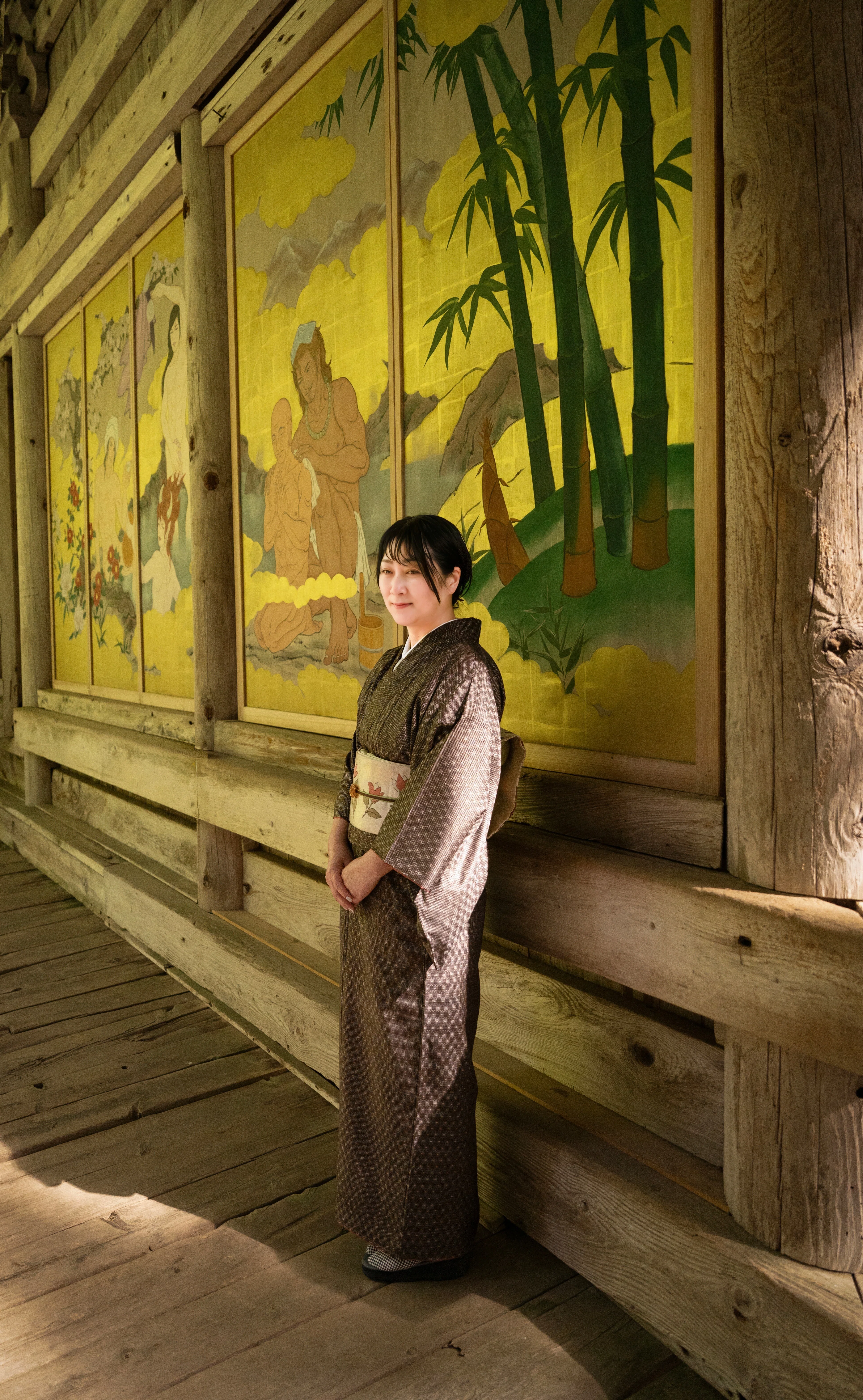 木村了子が描いた、国上寺「イケメン偉人空想絵巻」第2弾が特別公開