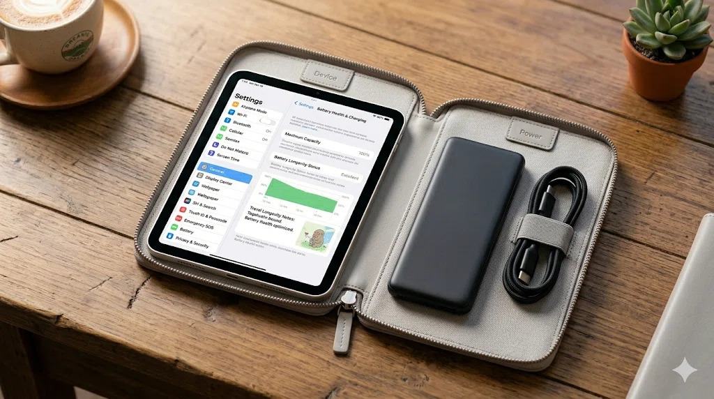 iPad mini 6 の「バッテリー」問題を本気で解決した：設定・ケース