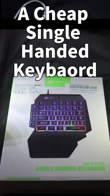 左手側キーだけでフルサイズQWERTY配列を再現 キーボード自作の試行