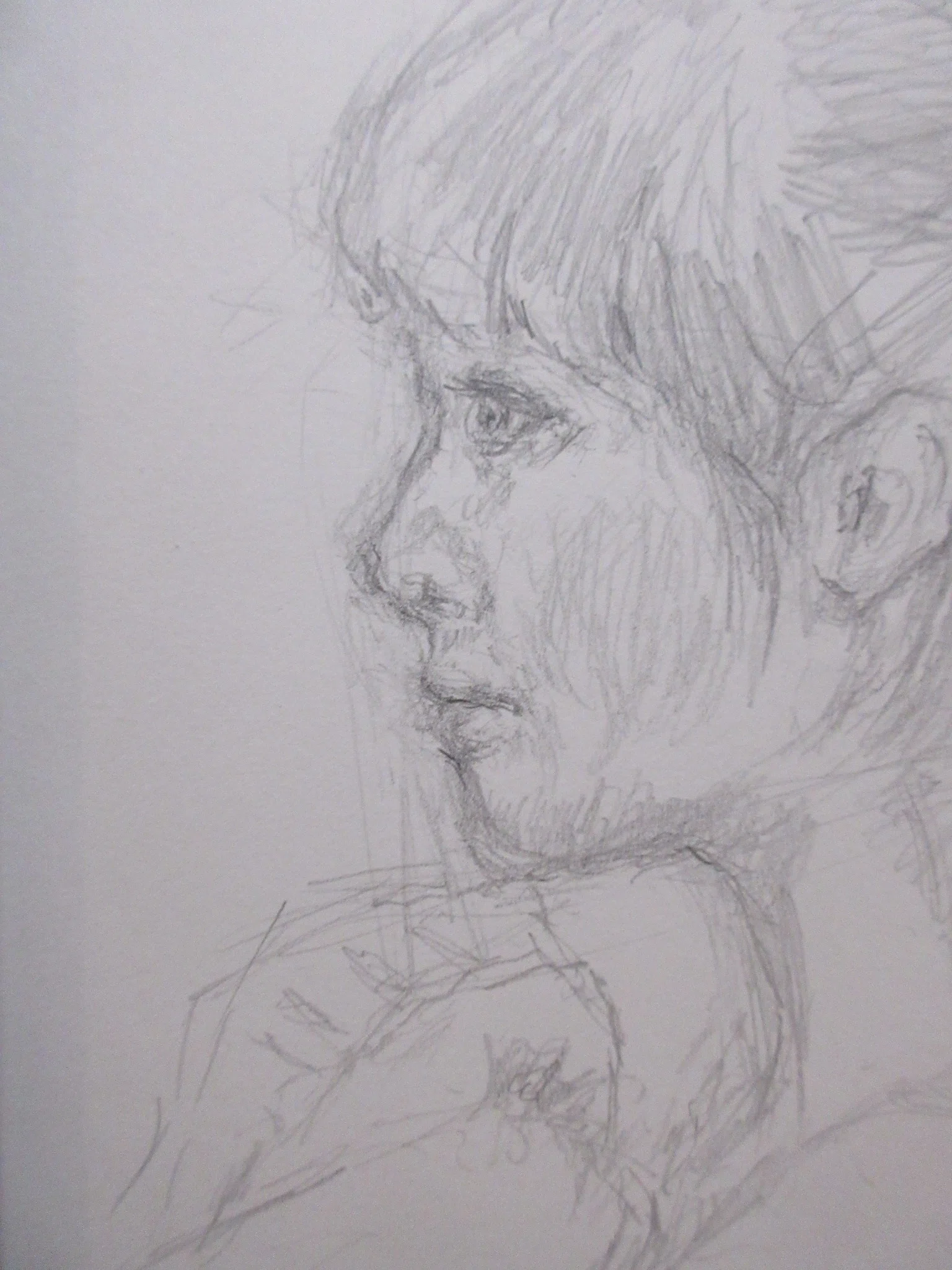 鉛筆画】ポニーテールの日｜Atelier Non