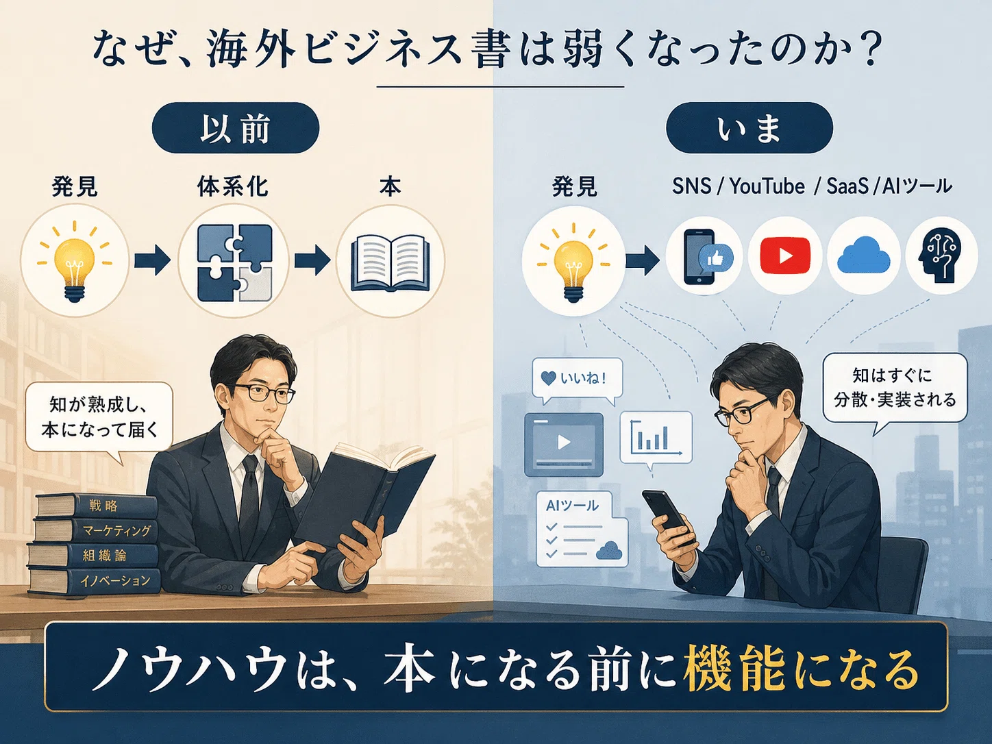 海外ビジネス書がつまらなくなった時代に、日本の本が面白い理由｜神田