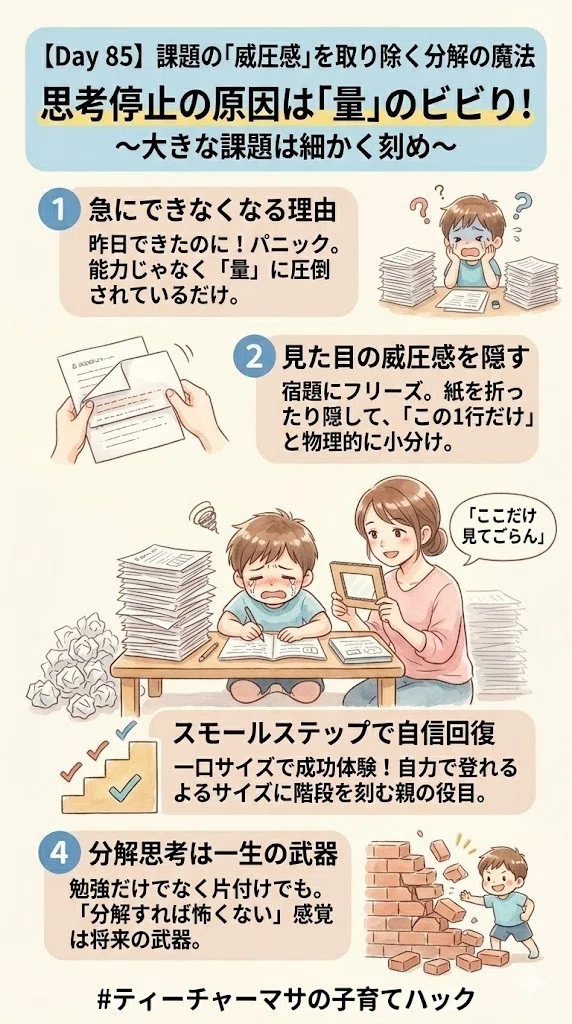 [DAY 85] The 'Magic of Decomposition' to Remove Intimidation｜全ての子ども達が毎日 ...