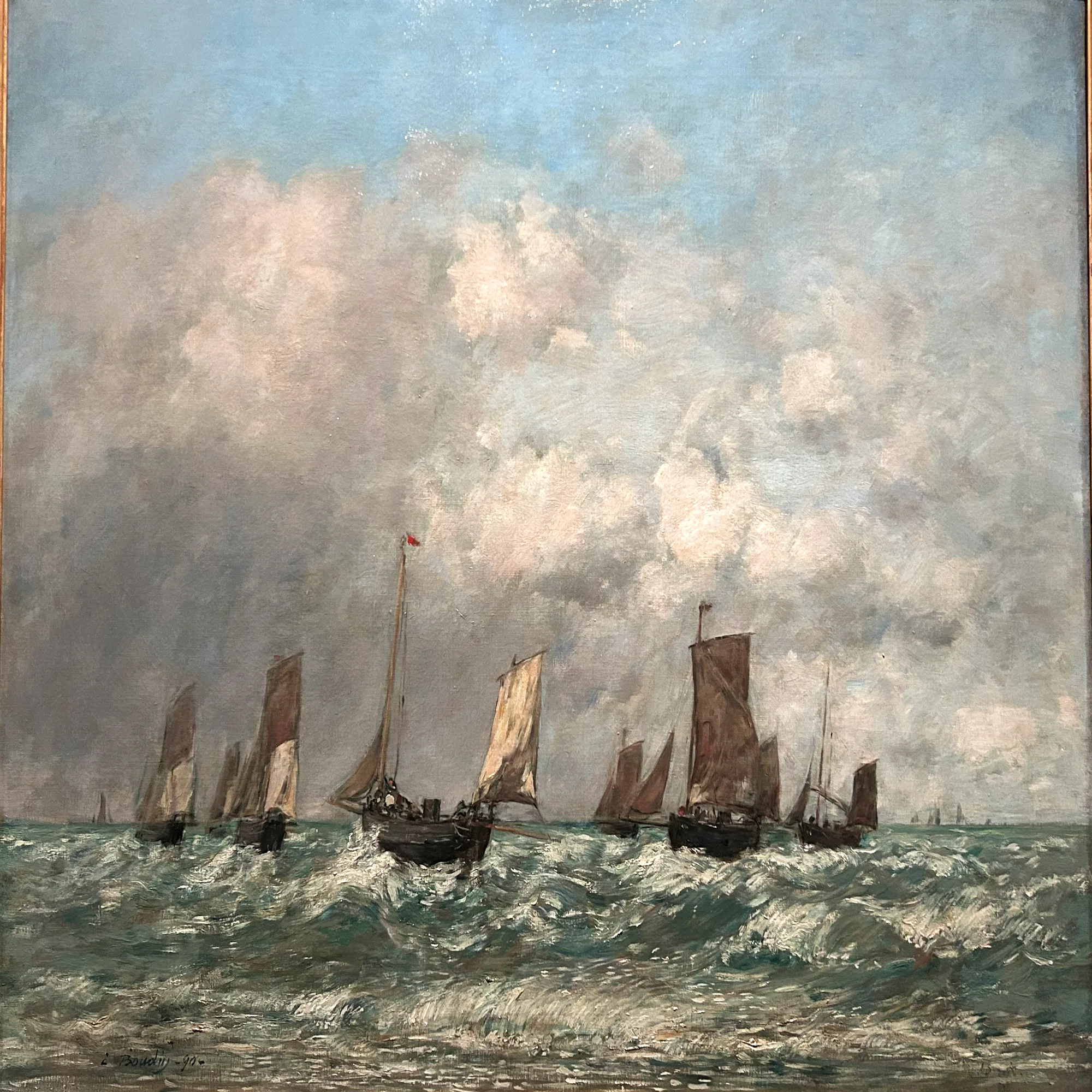 Eugene Boudin、Composition、海外版超希少レゾネ Eugène Boudin Exhibition @ SOMPO Museum of Art.｜さつき