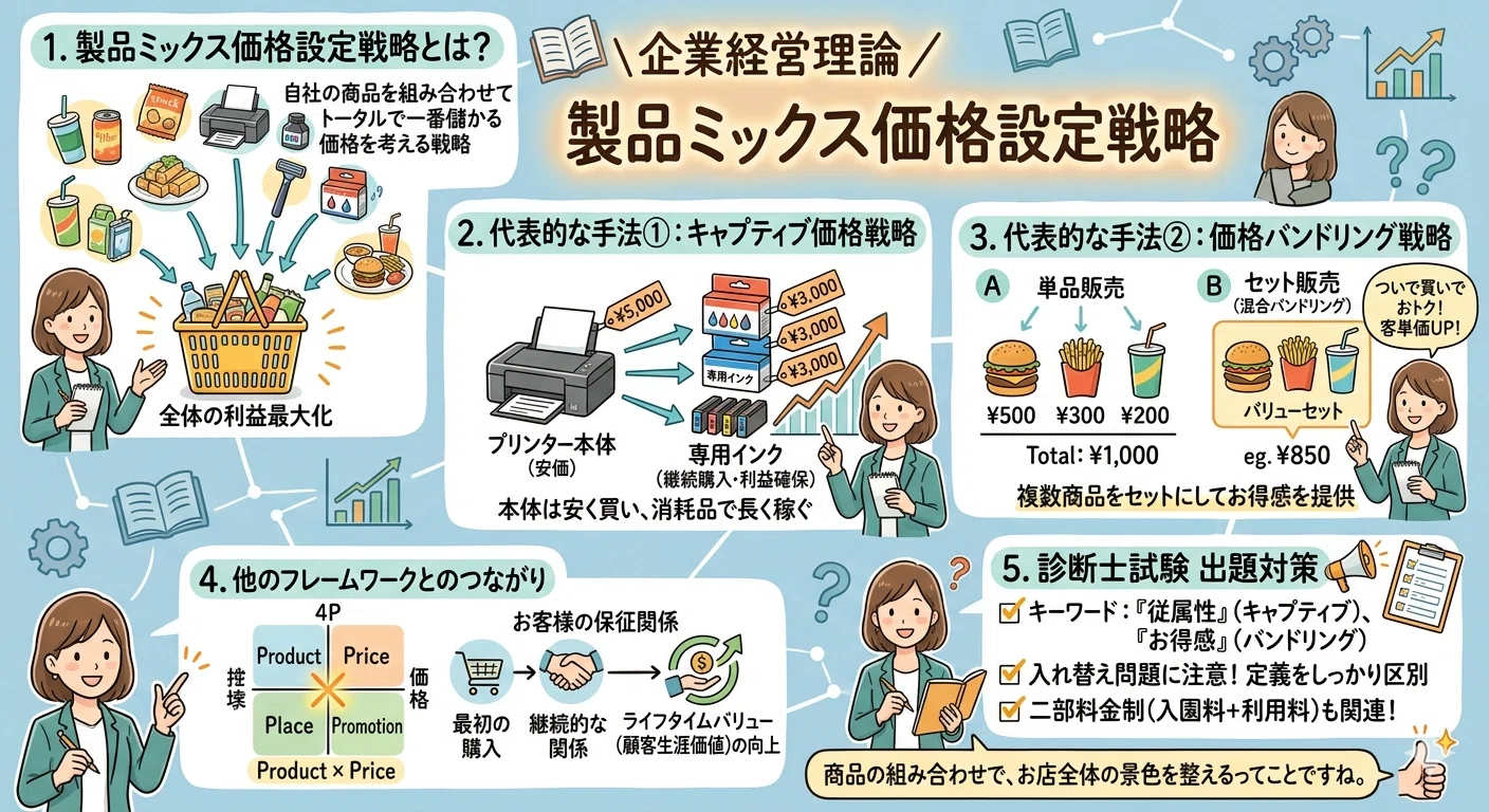 企業経営理論／製品ミックス価格設定戦略｜しんさん