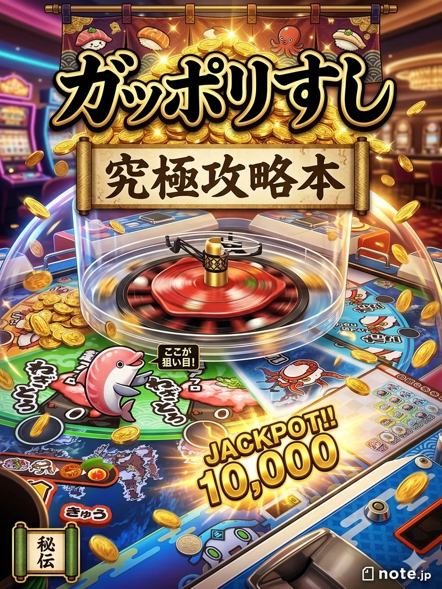 ガッポリすし攻略本（メダルゲーム）｜費用対効果|医療介護系|物事の