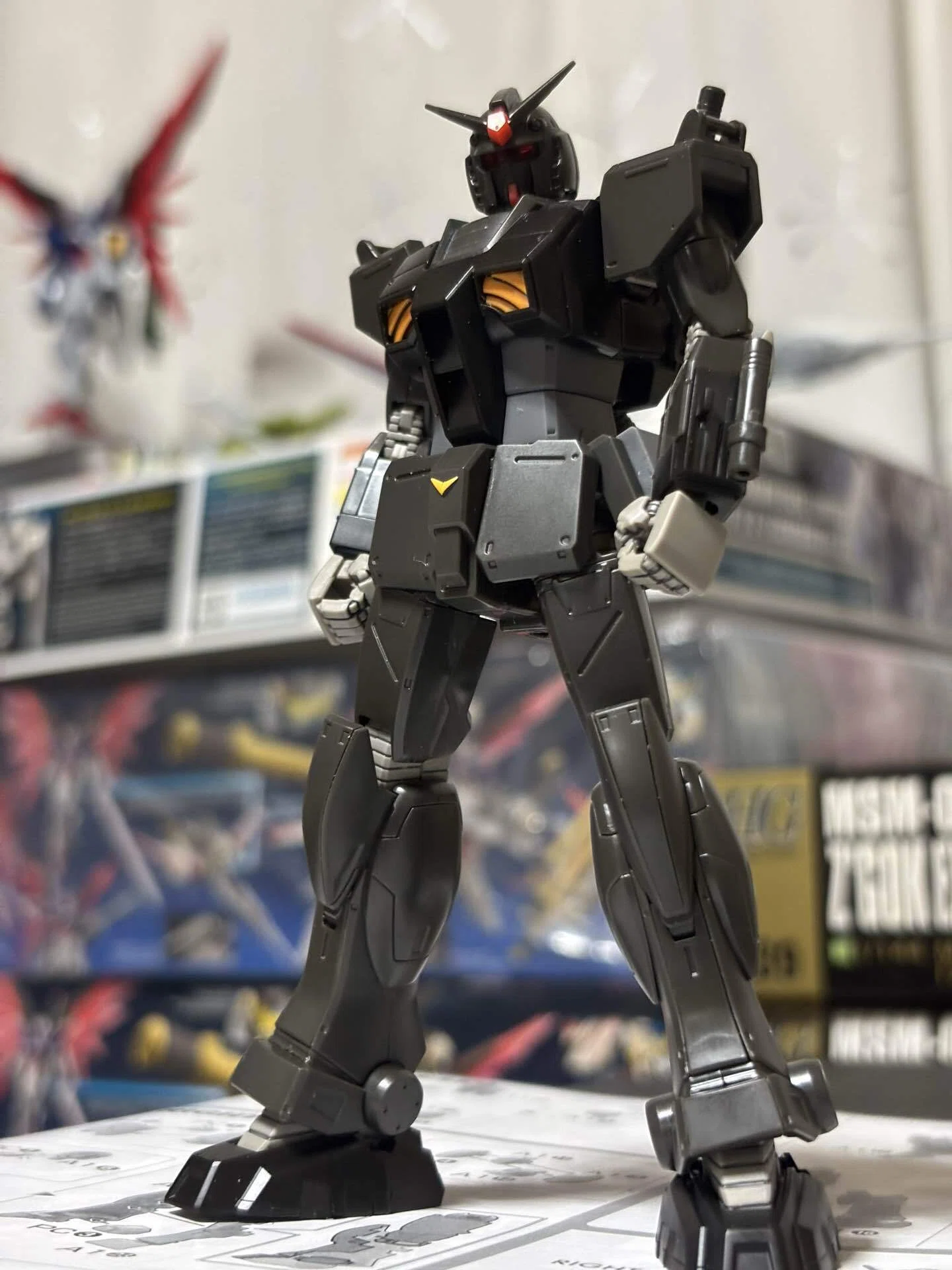 HG ガンダムFSD（ロングレンジ・ビームライフル装備）制作⑤｜全身完成