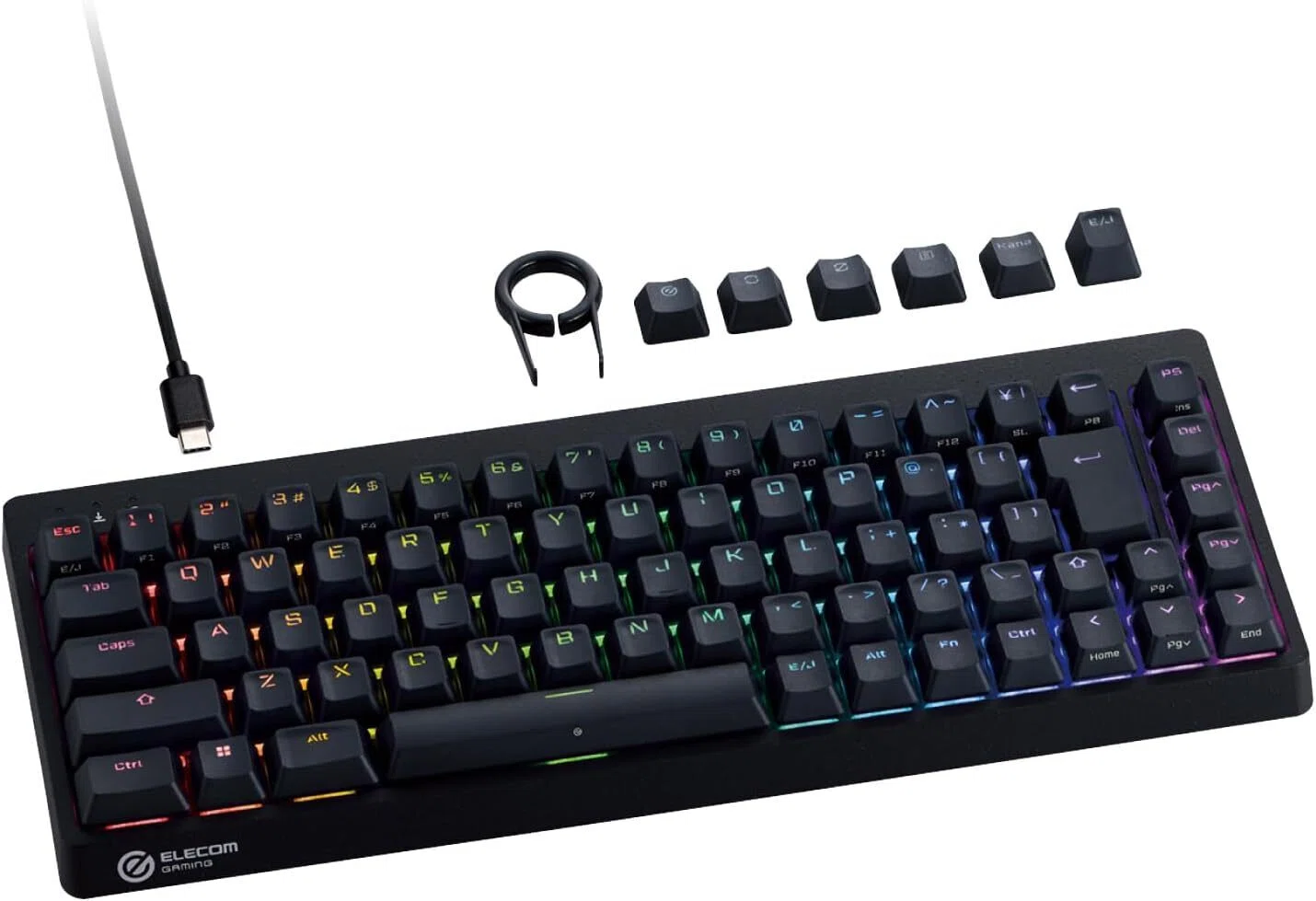 エレコム ラピッドトリガー ゲーミングキーボード V custom VK6DXT エレコムのゲーミングキーボードおすすめ7選 V-custom全シリーズ比較