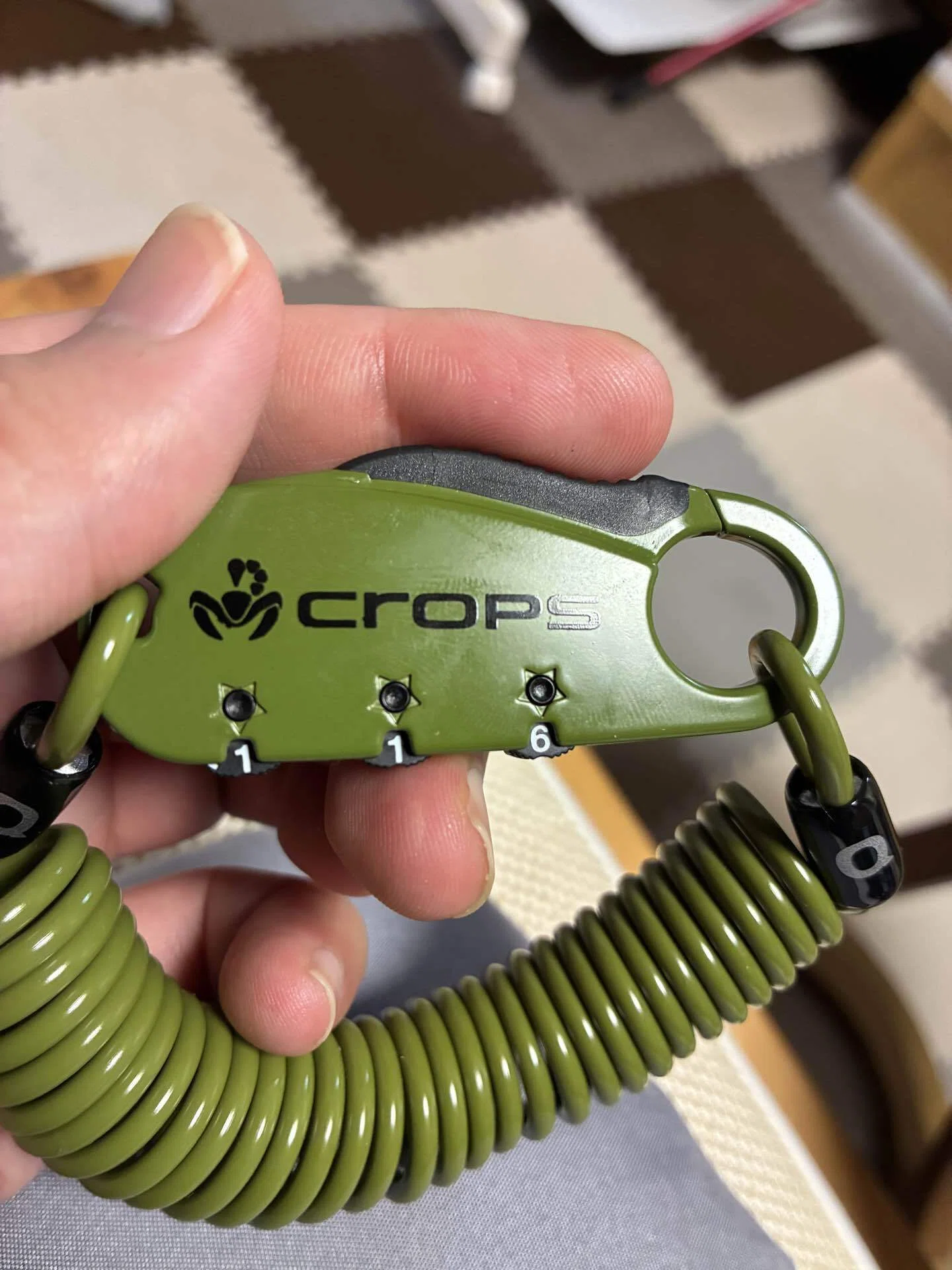クロップス(crops) コンパクトワイヤーロック Q3 | 3mm×1800mm 使用