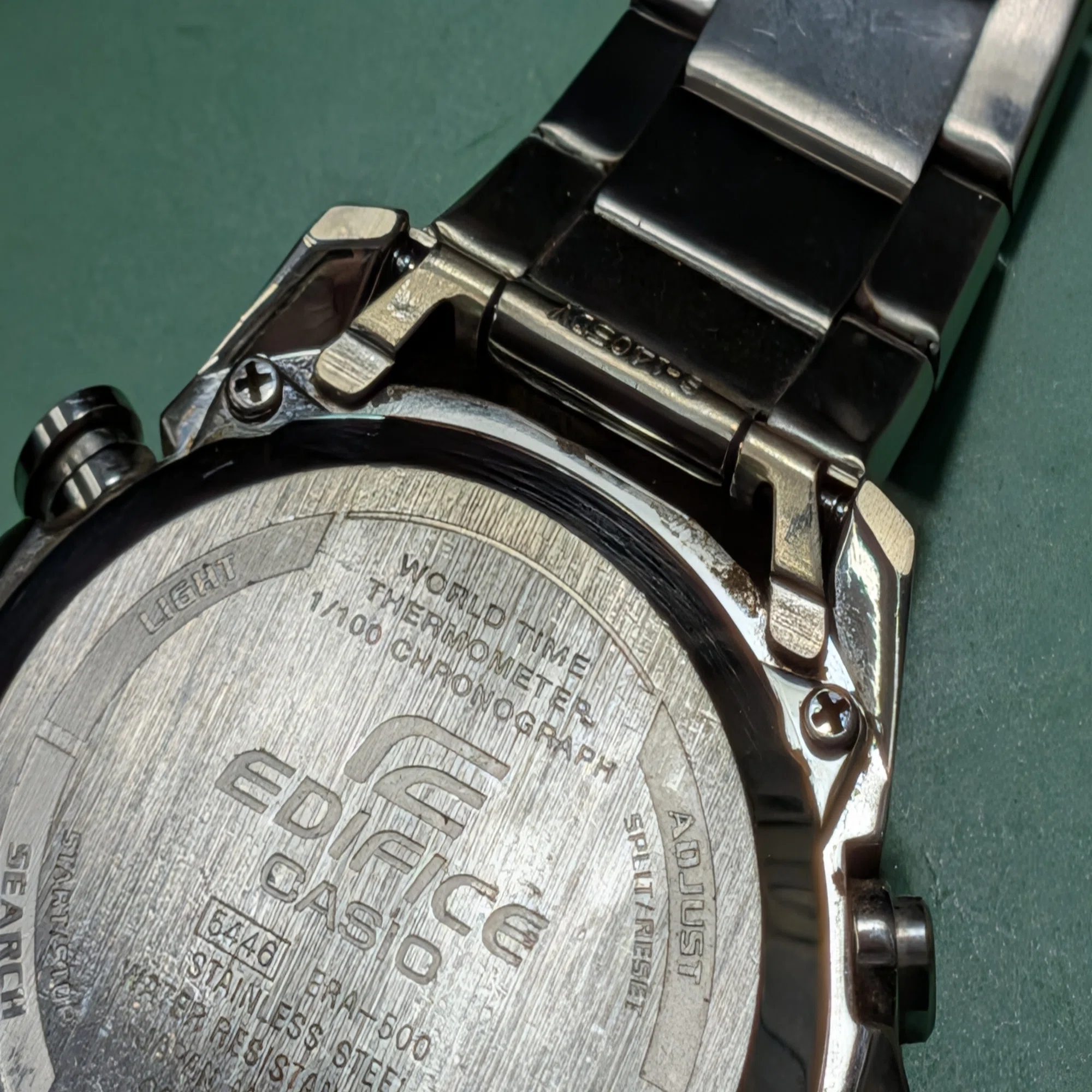 CASIO】EDIFICE 電池交換｜富屋時計店