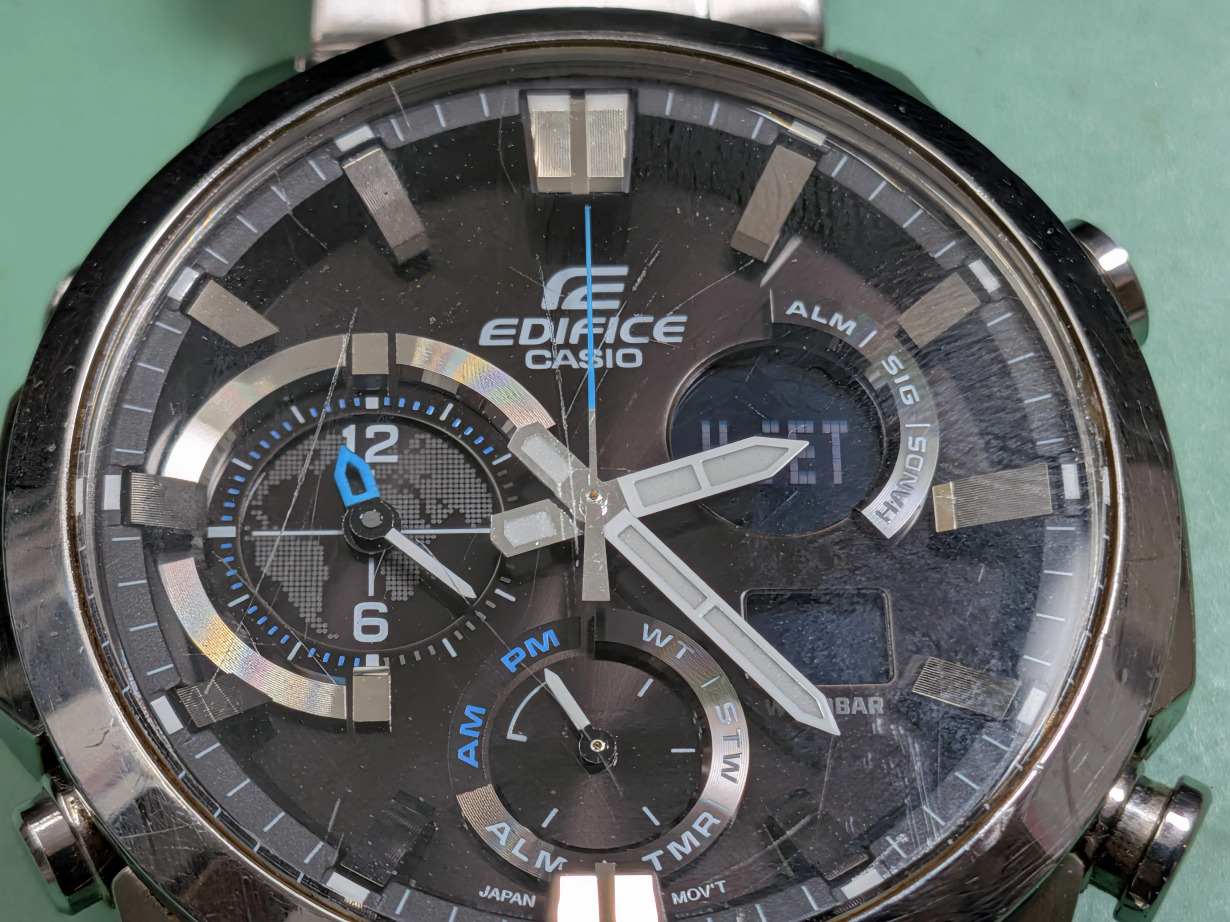 CASIO】EDIFICE 電池交換｜富屋時計店
