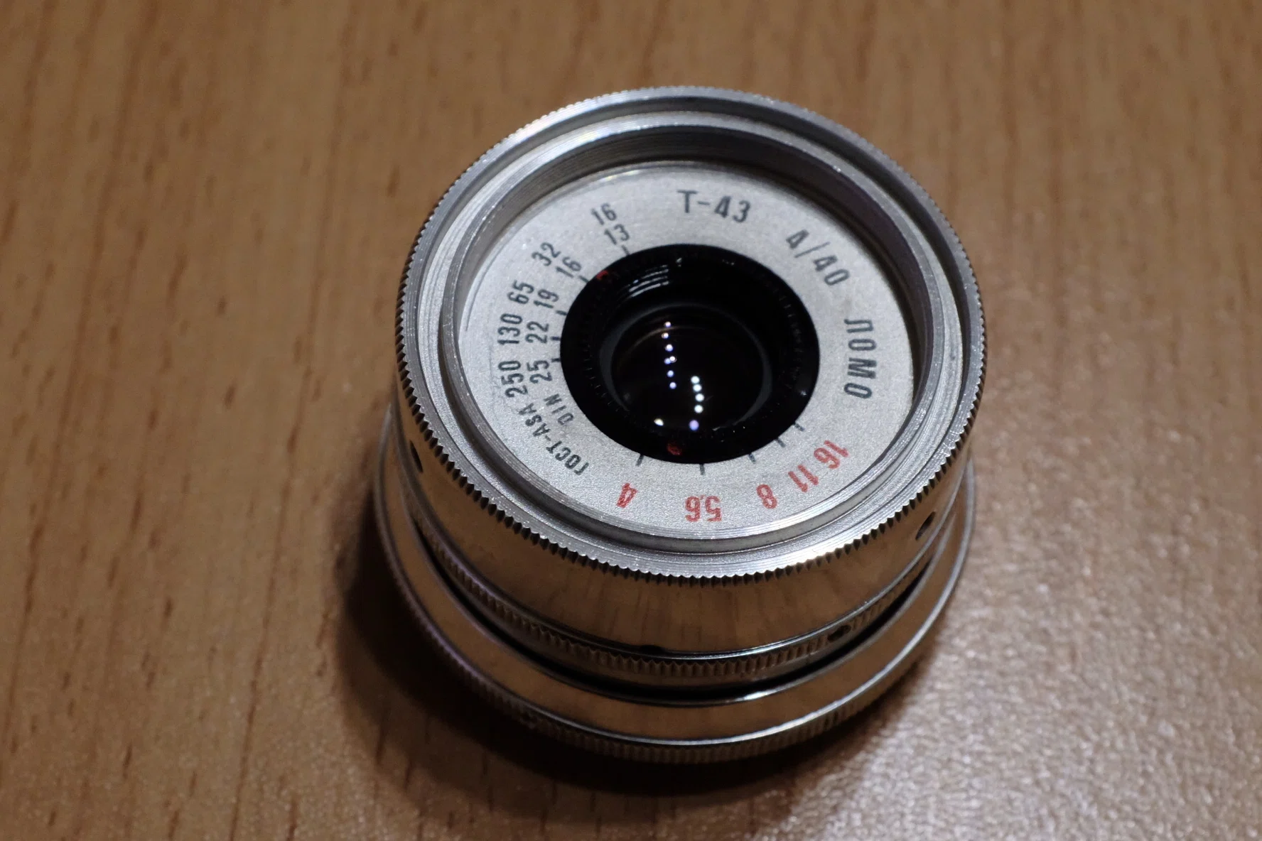 初めての改造レンズなLOMO TRIPLET T-43 4/40 SMENA-8M。｜xaymaca
