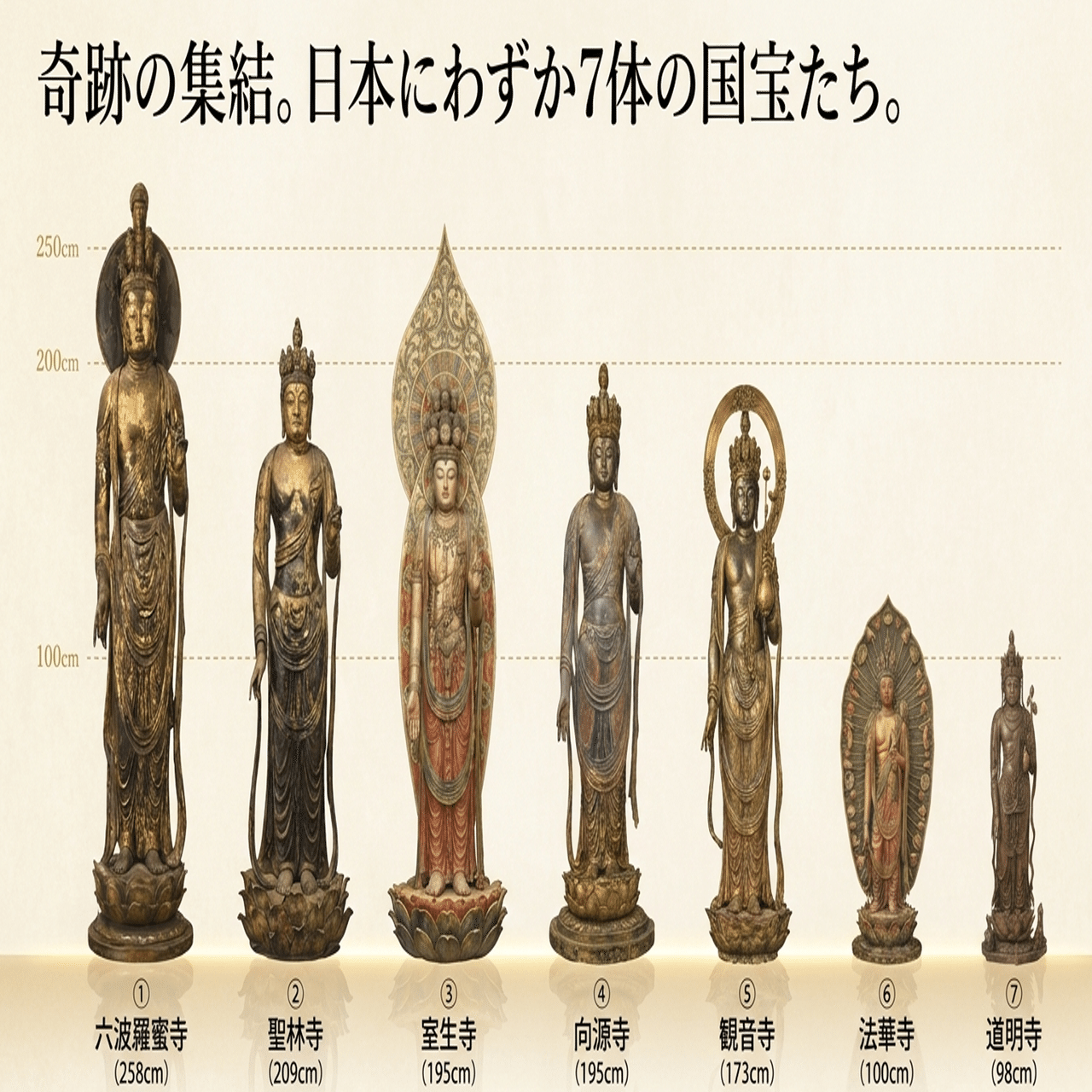 日本の美の極致：国宝「十一面観音」七体を巡る旅｜ゆるゆるTsujiboo