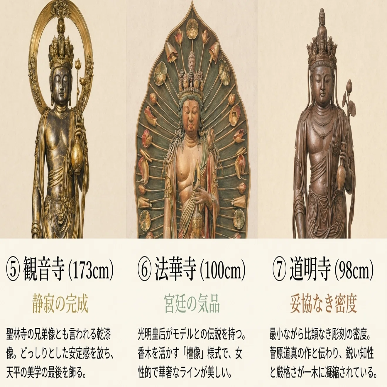 日本の美の極致：国宝「十一面観音」七体を巡る旅｜ゆるゆるTsujiboo
