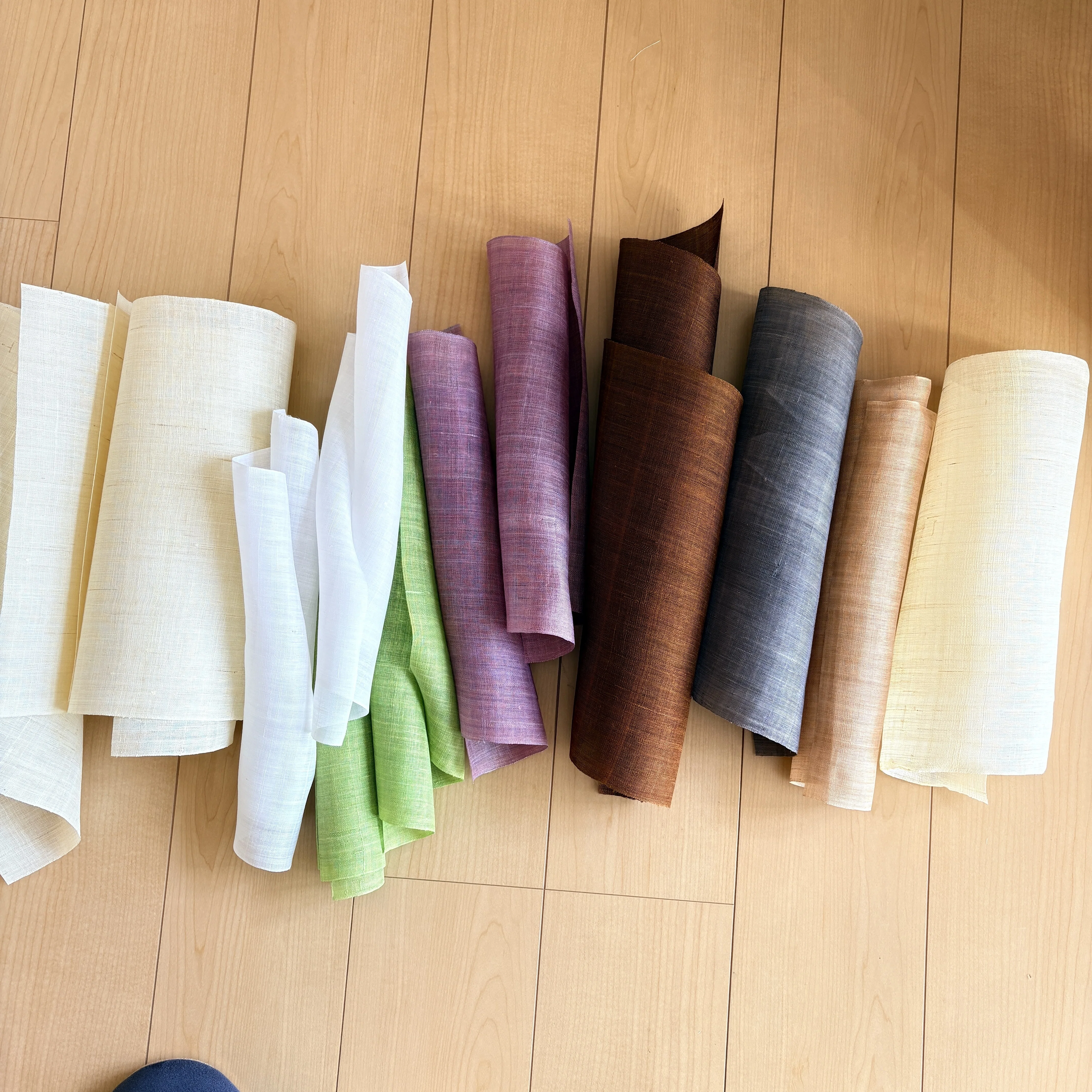 ポジャギ用の 麻と絹 詰め合わせ色々作ってます！｜pojagi*sono