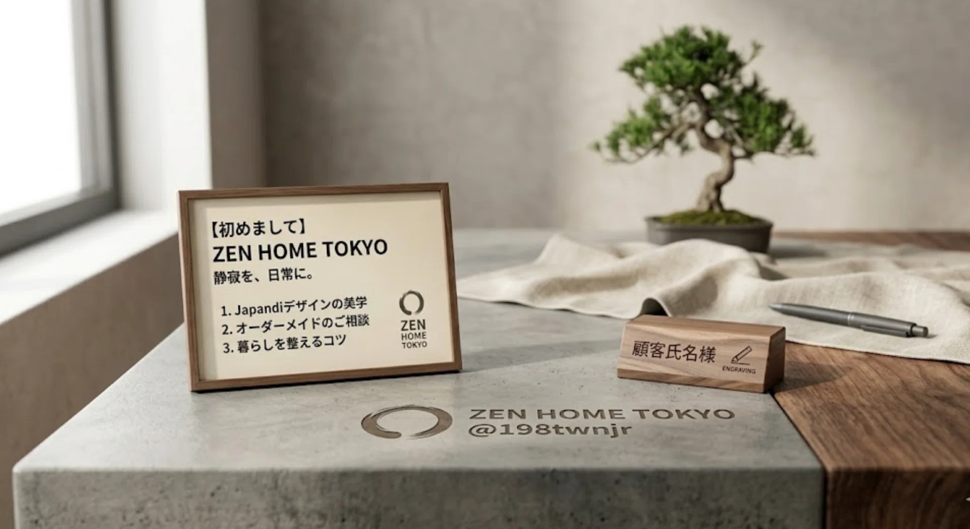 初めまして】日常に「静寂」を。Japandiスタイルのインテリアブランド