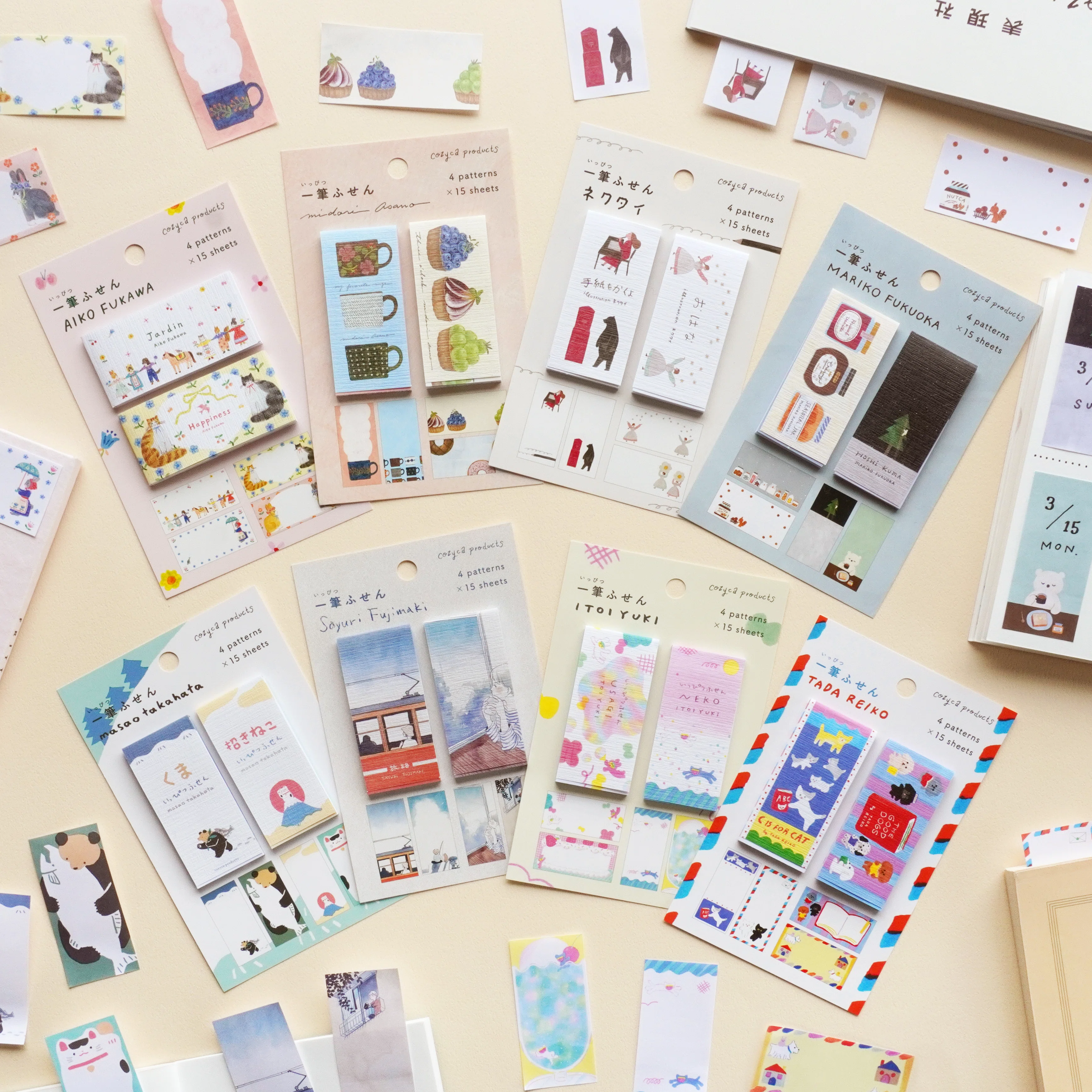 2026 夏の新作②一筆ふせん｜表現社 cozyca products
